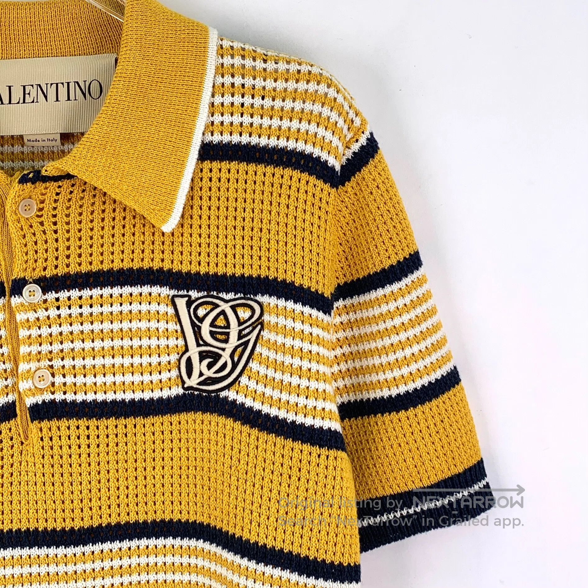 Valentino Valentino Color Block Striped Linen Notched Lapel Single B Size US XS / EU 42 / 0 - 3 Thumbnail