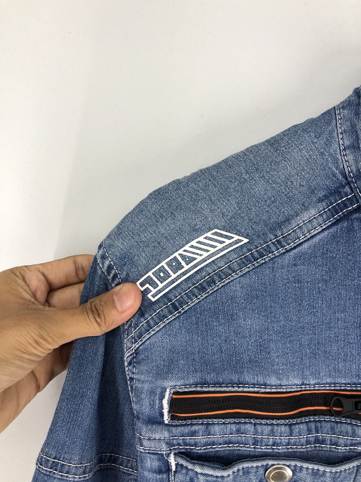 Japanese Brand Vintage Toraichi Denim Workwear Jacket Size M / US 6-8 / IT 42-44 - 8 Thumbnail