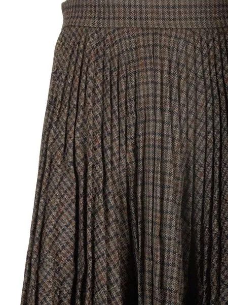 Balenciaga o1s1wg110126 Creased Pleated Skirt in Multicolor Size 25" / US 0 / IT 36 - 4 Thumbnail