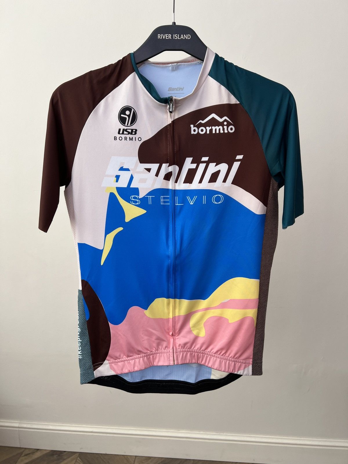 Other Vintage Santini Cycling Jersey Size US L / EU 52-54 / 3 - 3 Thumbnail