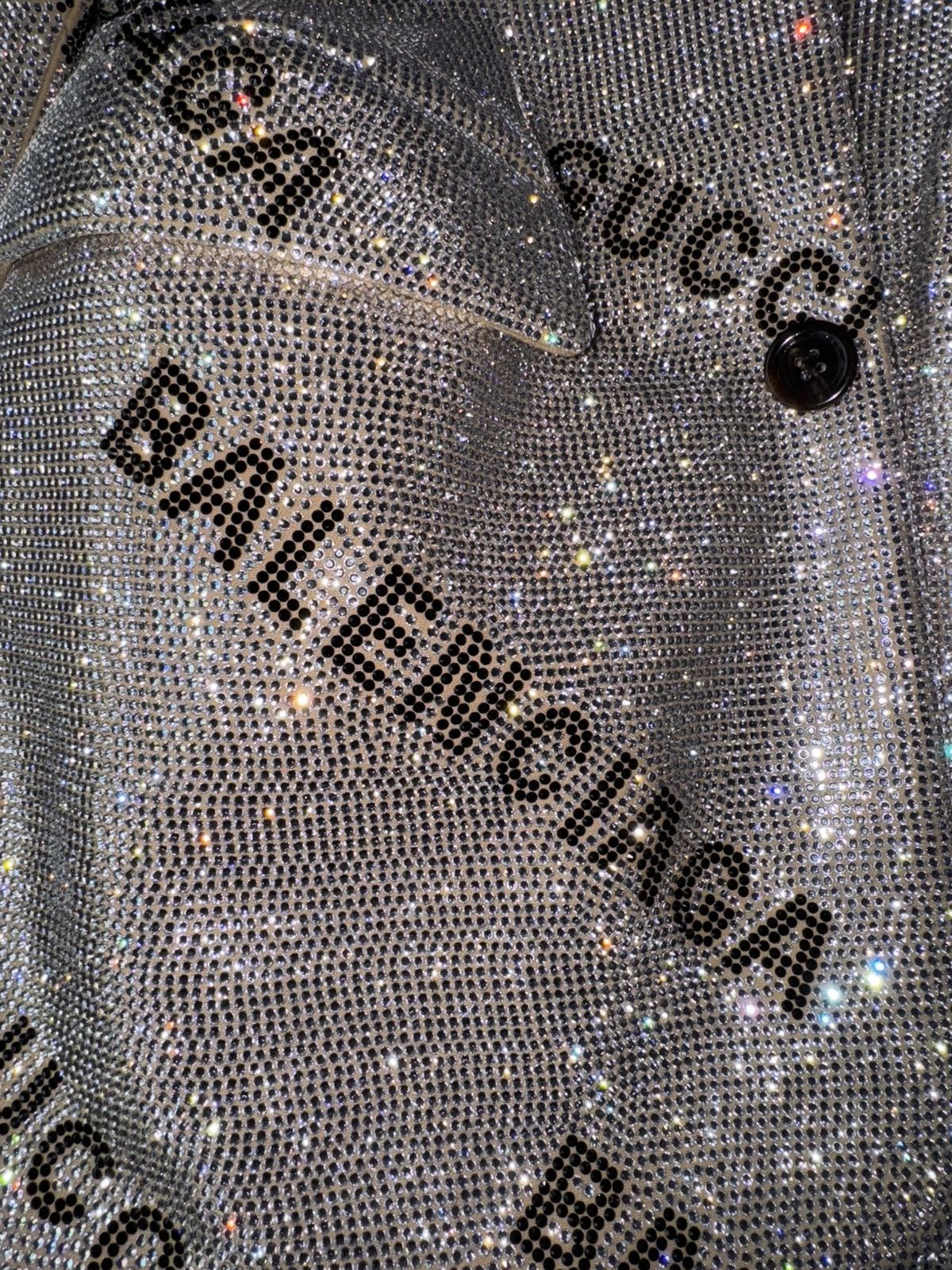 Balenciaga × Gucci Gucci x Balenciaga Crystal Hourglass Jakcet Size XS / US 0-2 / IT 36-38 - 9 Thumbnail