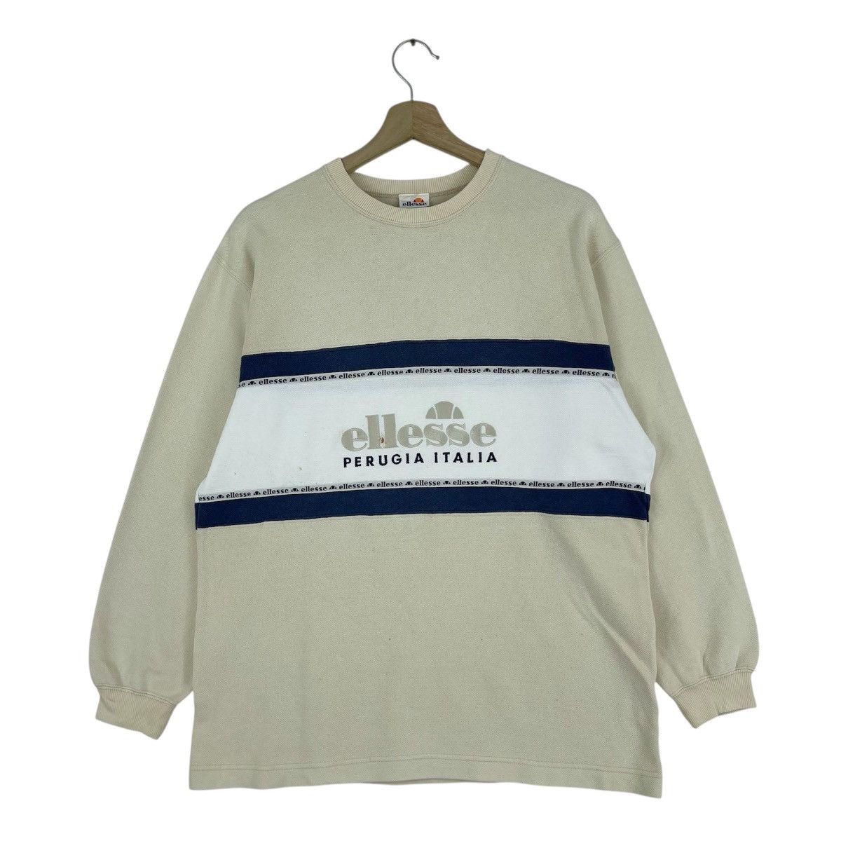 Ellesse Vintage Ellesse Perugia Italia Sweatshirt Size M / US 6-8 / IT 42-44 - 1 Thumbnail