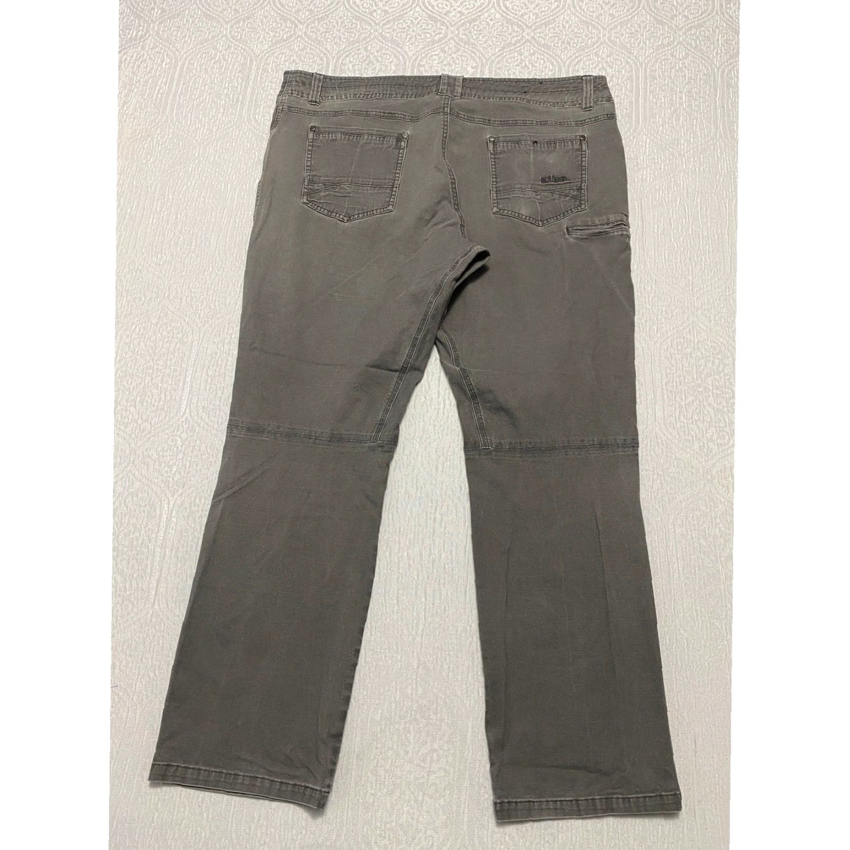 Vintage VINTAGE Kuhl Jeans Khakis Pants 40 Mens Gray Stretch Canvas 5-Pocket Outdoor Rugged Comfort Regular Man Size US 40 / EU 56 - 3 Thumbnail