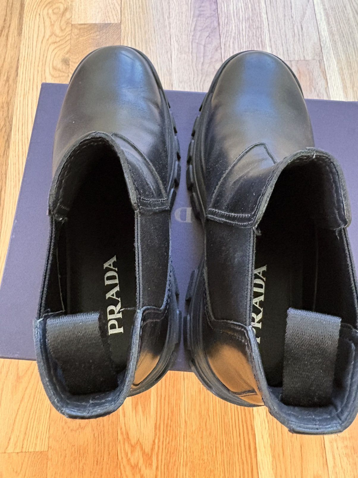 Prada Prada Calzature Uomo 2TG154 Platform Combat Boots UK 9 US 10 Size US 10 / EU 43 - 8 Thumbnail