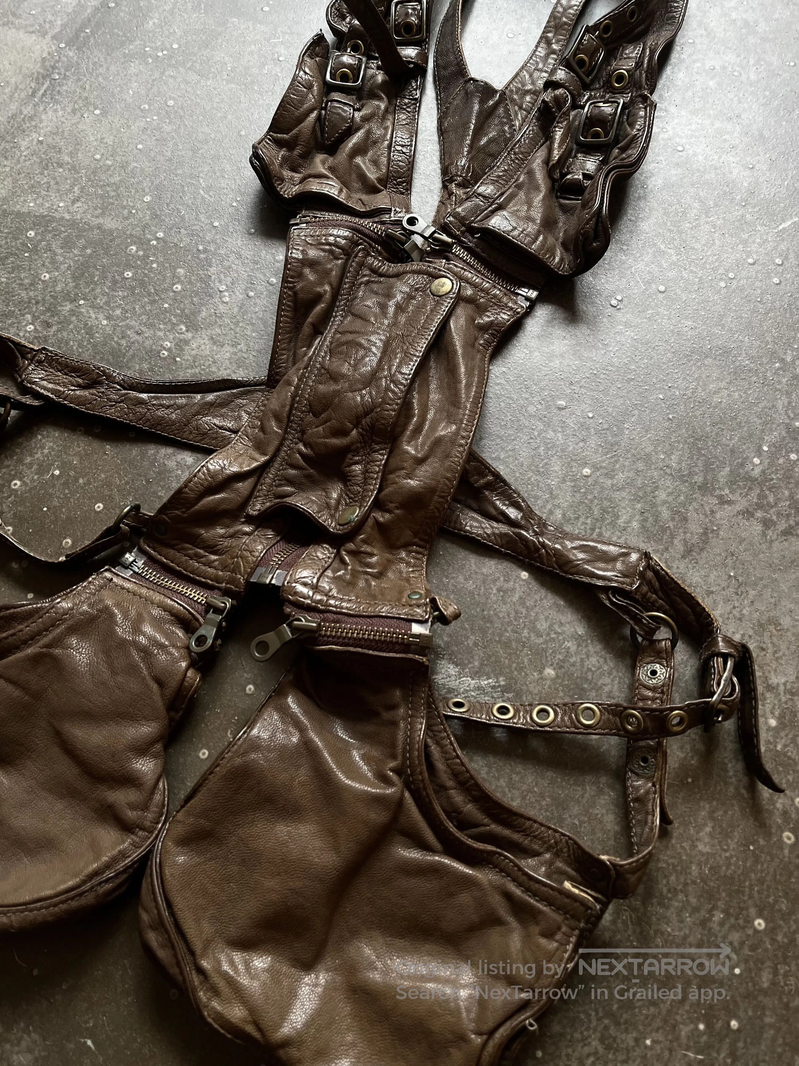 Share Spirit Homme SHARE SPIRIT Leather Vest. Size US M / EU 48-50 / 2 - 3 Thumbnail