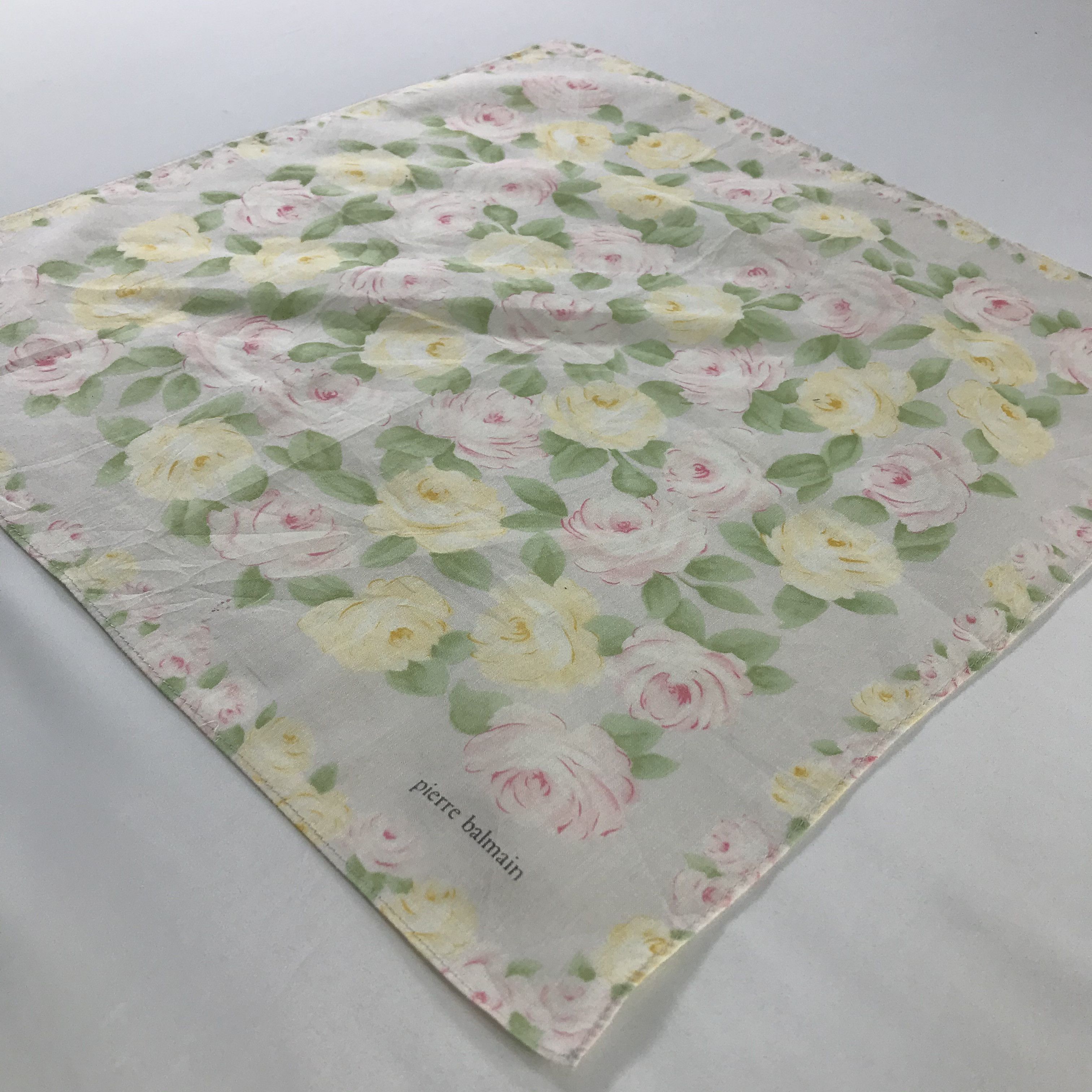 Pierre Balmain × Vintage Pierre Balmain Bandana / Handkerchief / Neckerchief - S707 Size ONE SIZE - 2 Thumbnail