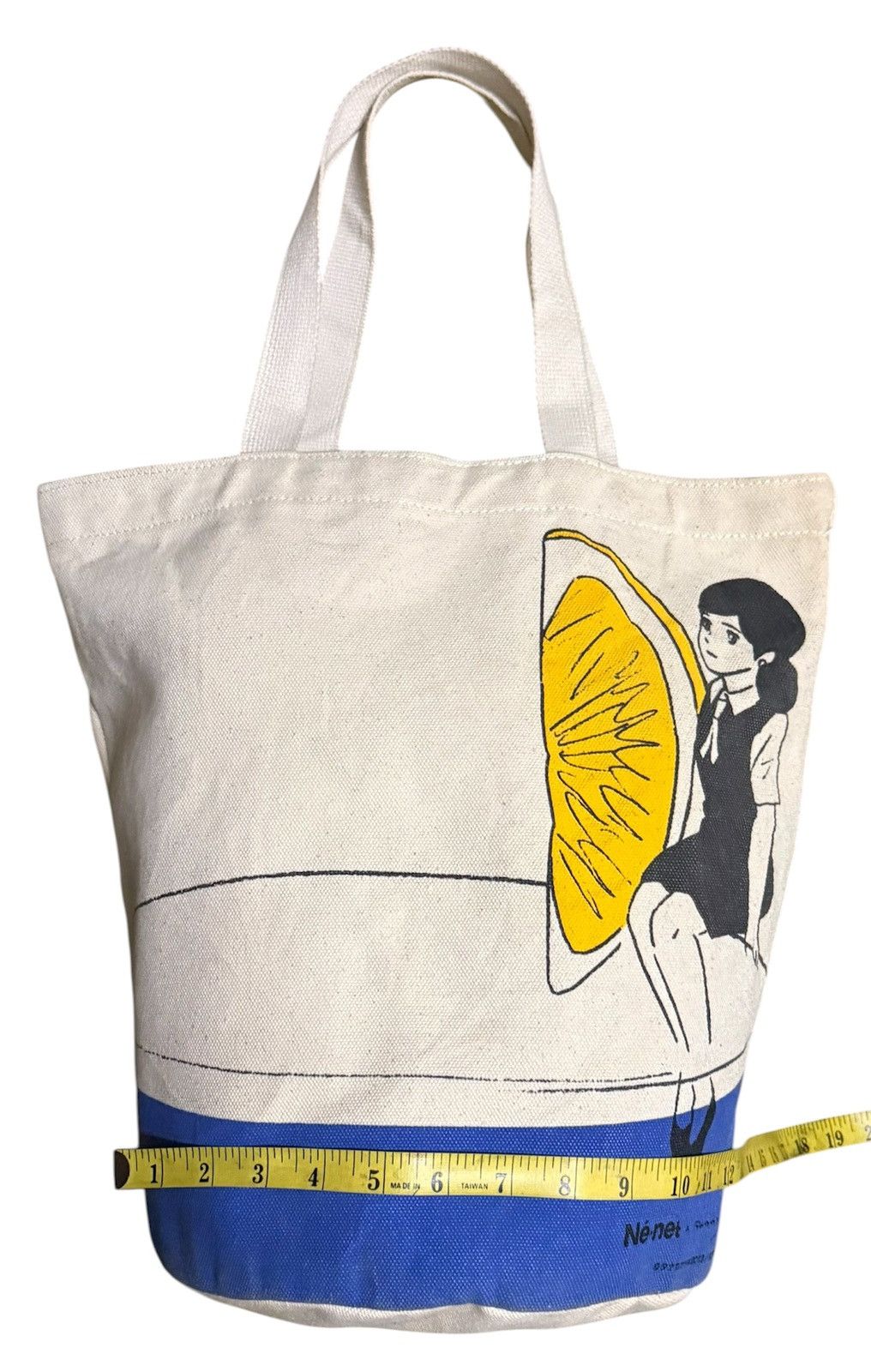 Issey Miyake Ne-net Totes Bag Canvas Collaboration Kitan Club From 2013 Size ONE SIZE - 6 Thumbnail