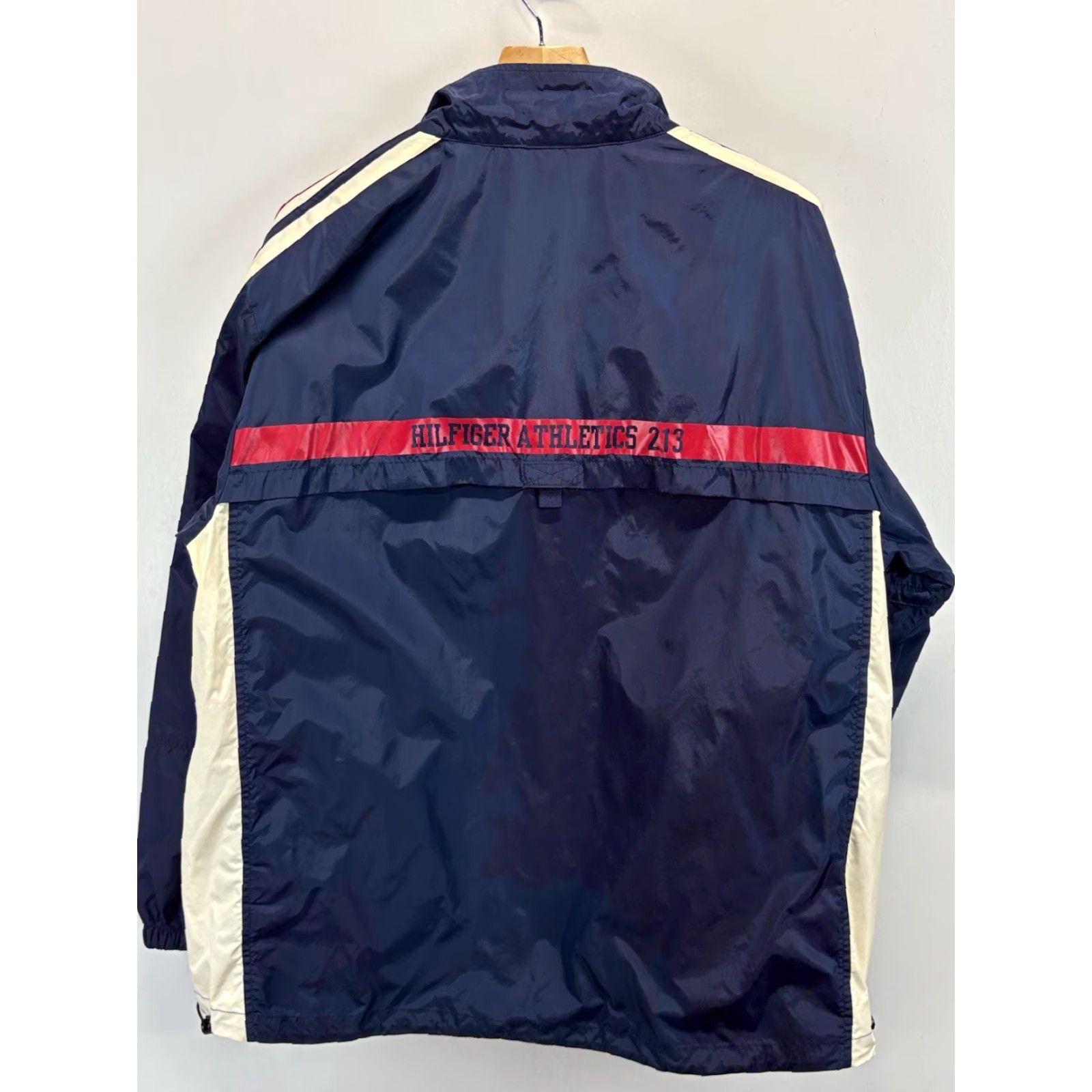 Tommy Hilfiger VINTAGE Tommy Hilfiger Windbreaker Jacket Men 2XL Navy Zip Off Sleeves Size US XXL / EU 58 / 5 - 6 Thumbnail