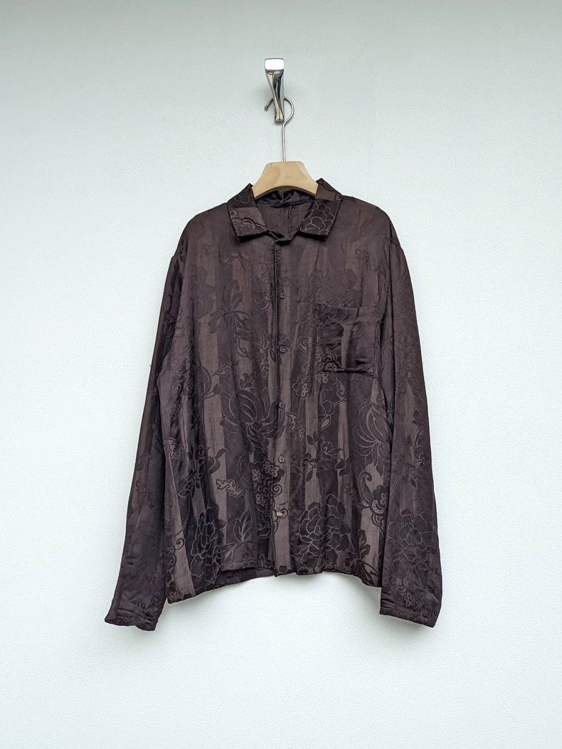Haider Ackermann Haider Ackermann Linen Silk Shirt Jacket Size US XL / EU 56 / 4 - 1 Thumbnail