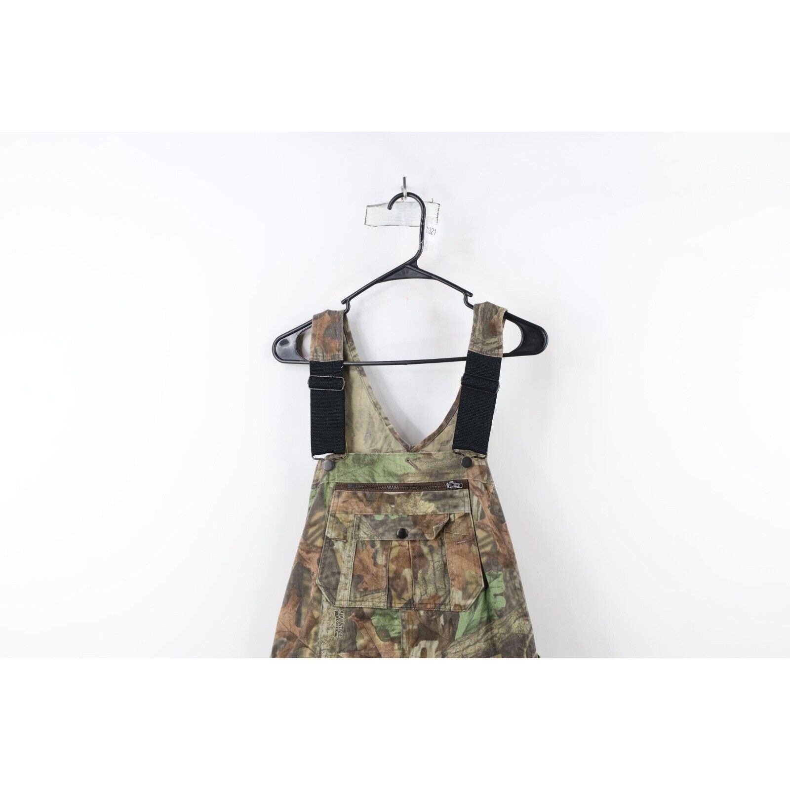 Vintage Vintage 90s StreetwearFaded Camouflage Wide Leg Overalls Size US 38 / EU 54 - 2 Thumbnail
