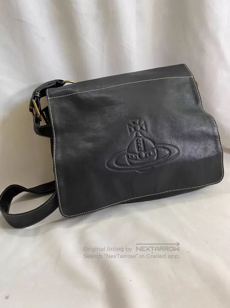 Vivienne Westwood Vivienne Westwood Motorcycle Crossbody Bag, Wide Version Size ONE SIZE - 1 Thumbnail