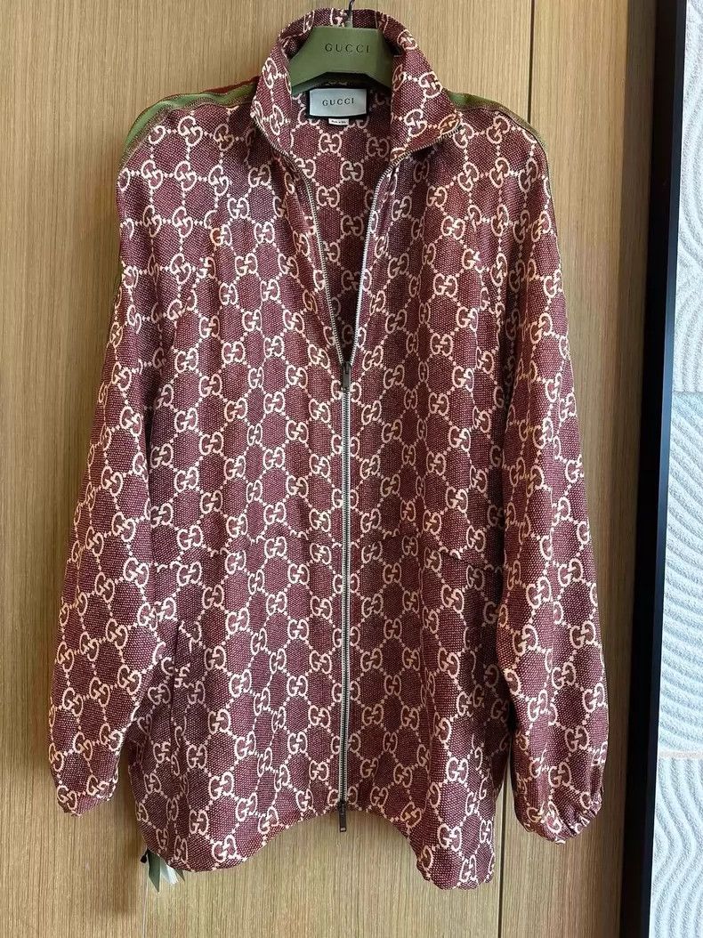 Gucci Gucci Popular old flower logo silk jacket 2503-Nextarrow Size US L / EU 52-54 / 3 - 3 Thumbnail