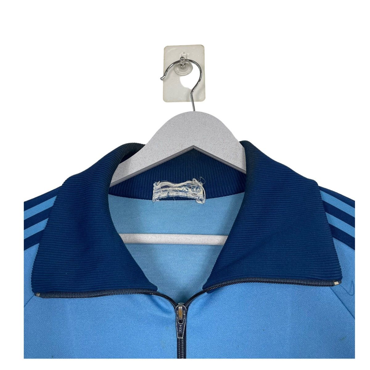 Adidas × Edition Japan × Vintage 💥80s ADIDAS SPORT DECK TRACKTOP ZIPPER SWEATER JACKET Size US M / EU 48-50 / 2 - 7 Thumbnail