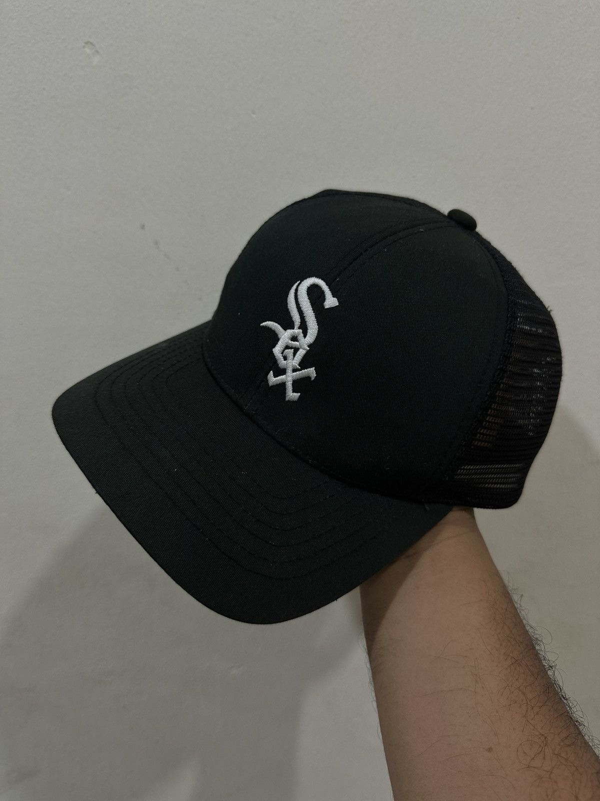 MLB VTG White SOX Kurihara Trucker Hat Size ONE SIZE - 2 Thumbnail