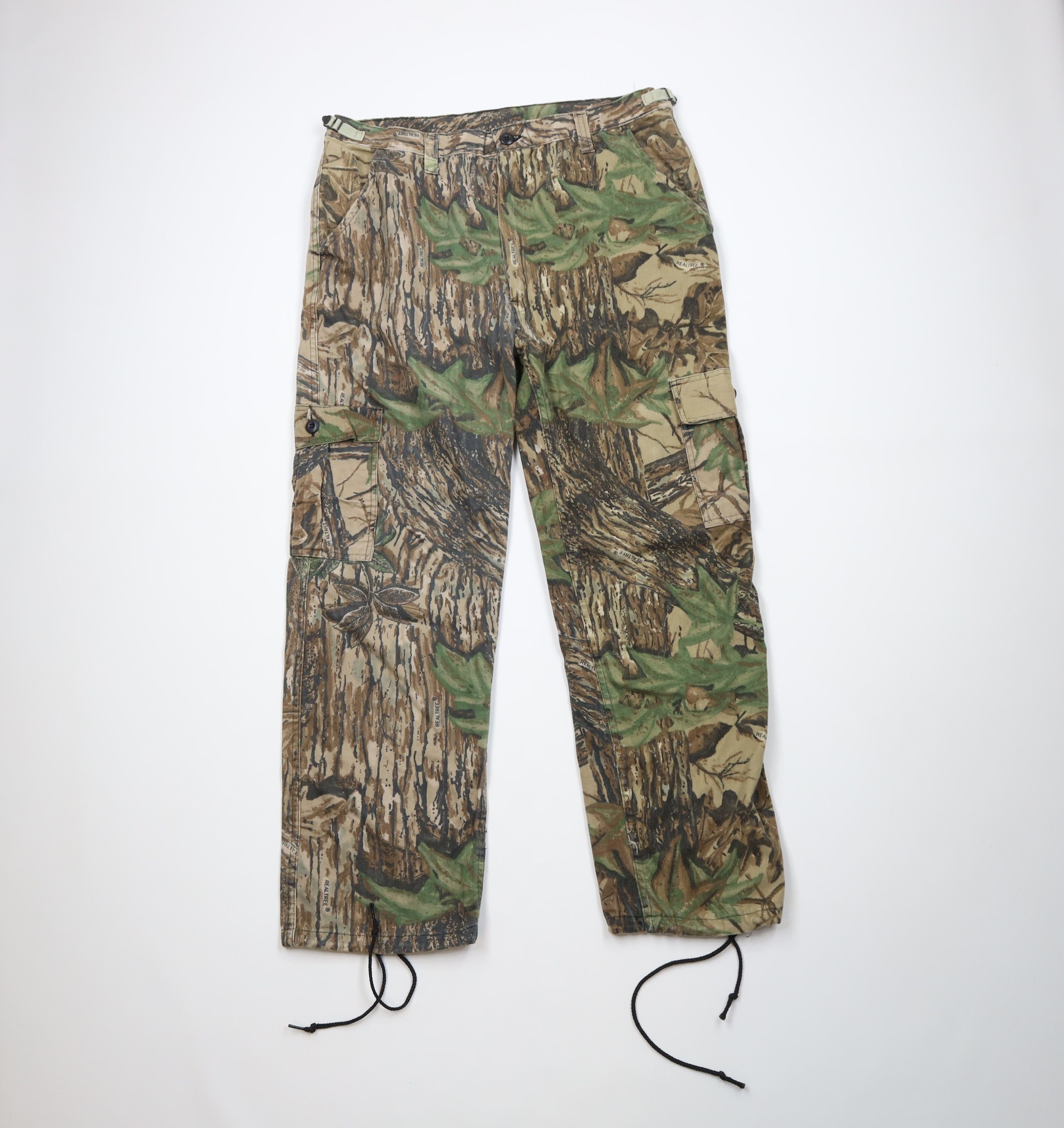 Vintage Vintage 90s Streetwear Camouflage Wide Leg Cargo Pants Size US 38 / EU 54 - 1 Thumbnail