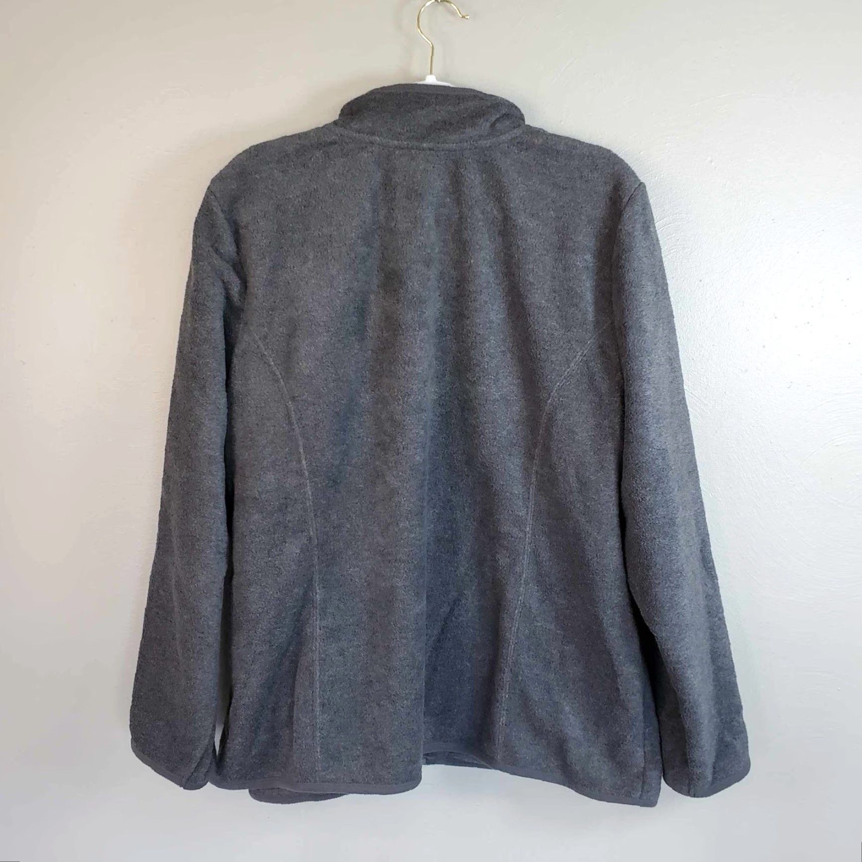 Vintage Karen Scott Womens 2XL Long Sleeve Full Zip Sweater Gray Size XXL / US 16-18 / IT 52-54 - 5 Thumbnail