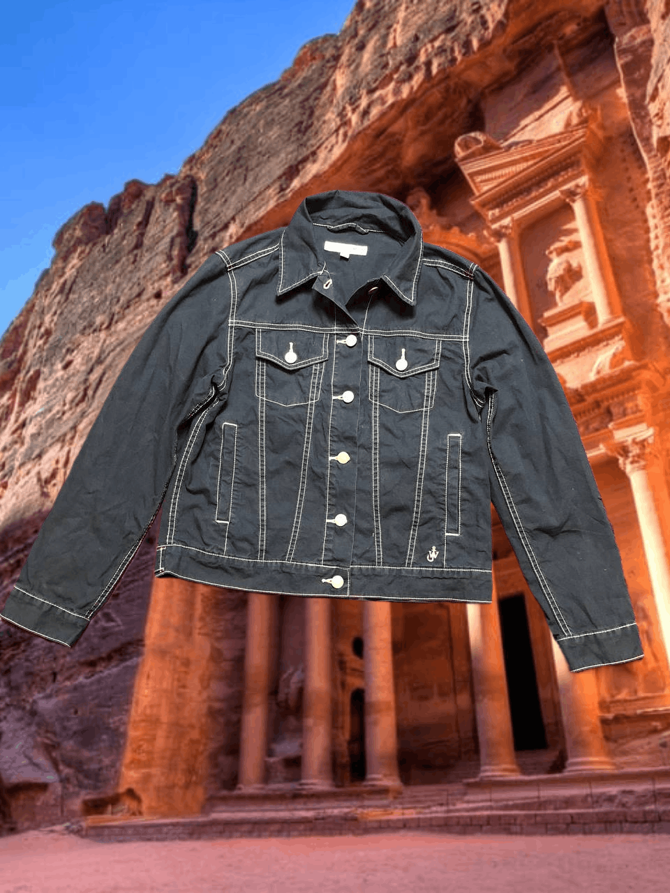 JW Anderson × Uniqlo Uniqlo x JW Anderson Denim Jacket Vintage Y2K Size US S / EU 44-46 / 1 - 1 Thumbnail