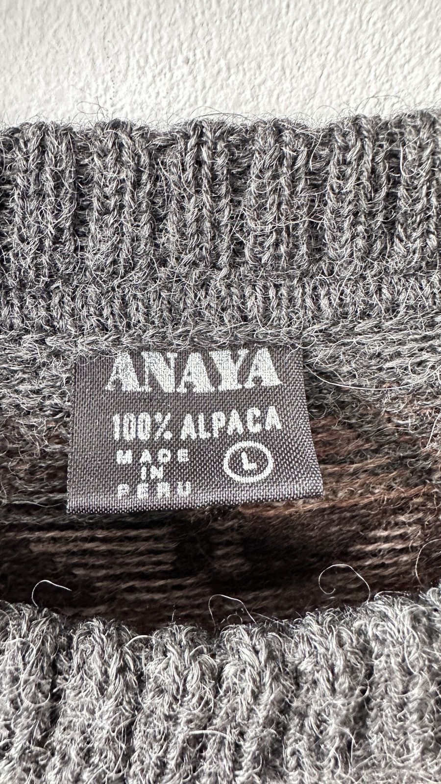 Other 100% Alpaca Sweater Geometric Aztec Boho Knit Pullover Peru Size US XL / EU 56 / 4 - 7 Thumbnail