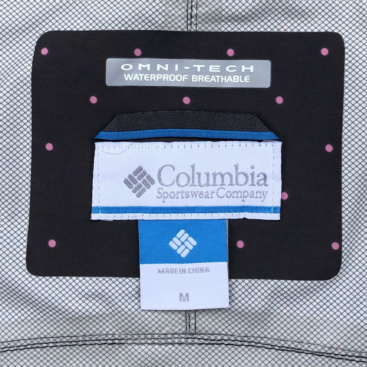 Columbia Columbia Omni-Tech Waterproof Breathable Polkadot Jacket Size M / US 6-8 / IT 42-44 - 10 Thumbnail