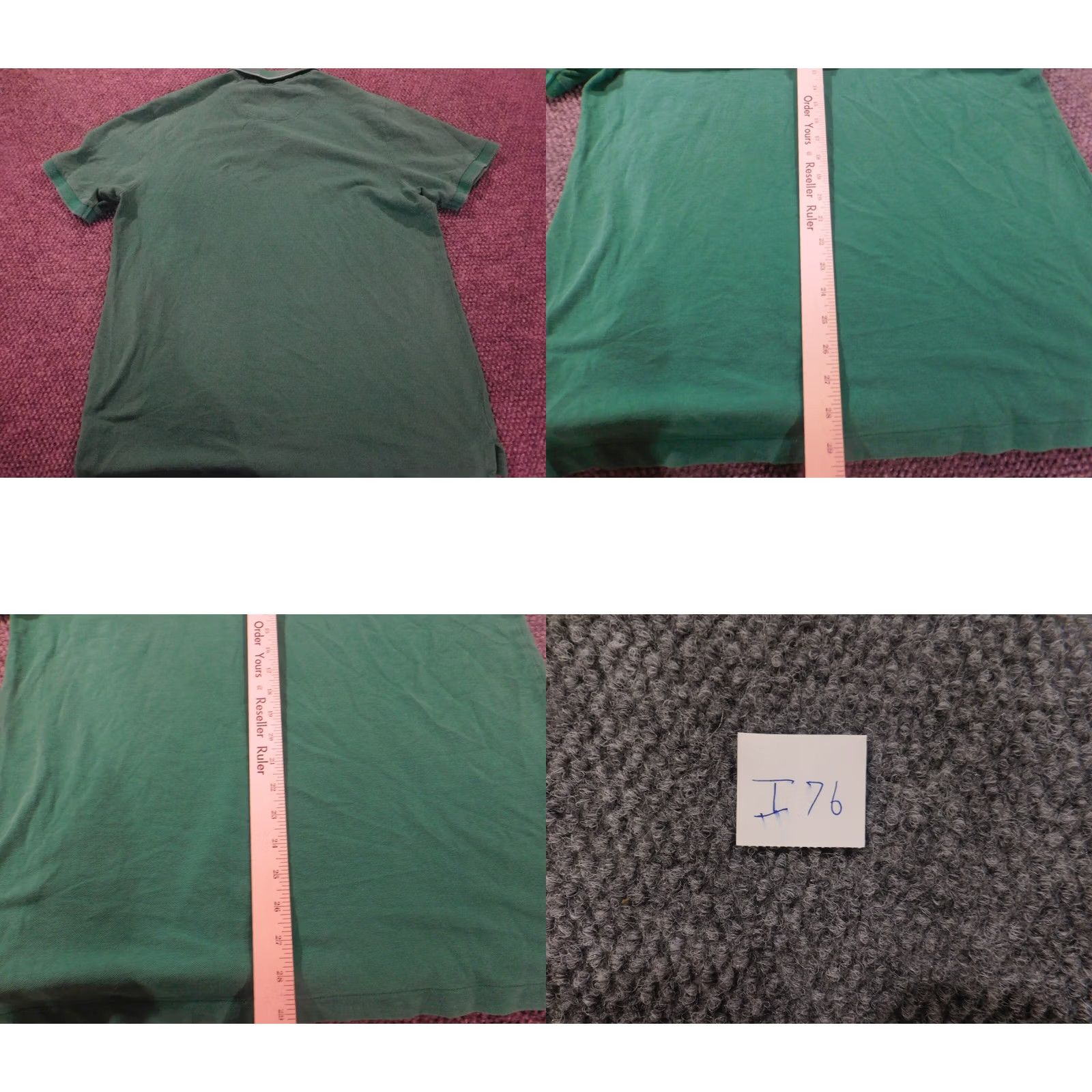 Izod Izod Polo Shirt L Green Slim Fit Button Mens Golf Shirt Size US L / EU 52-54 / 3 - 9 Thumbnail