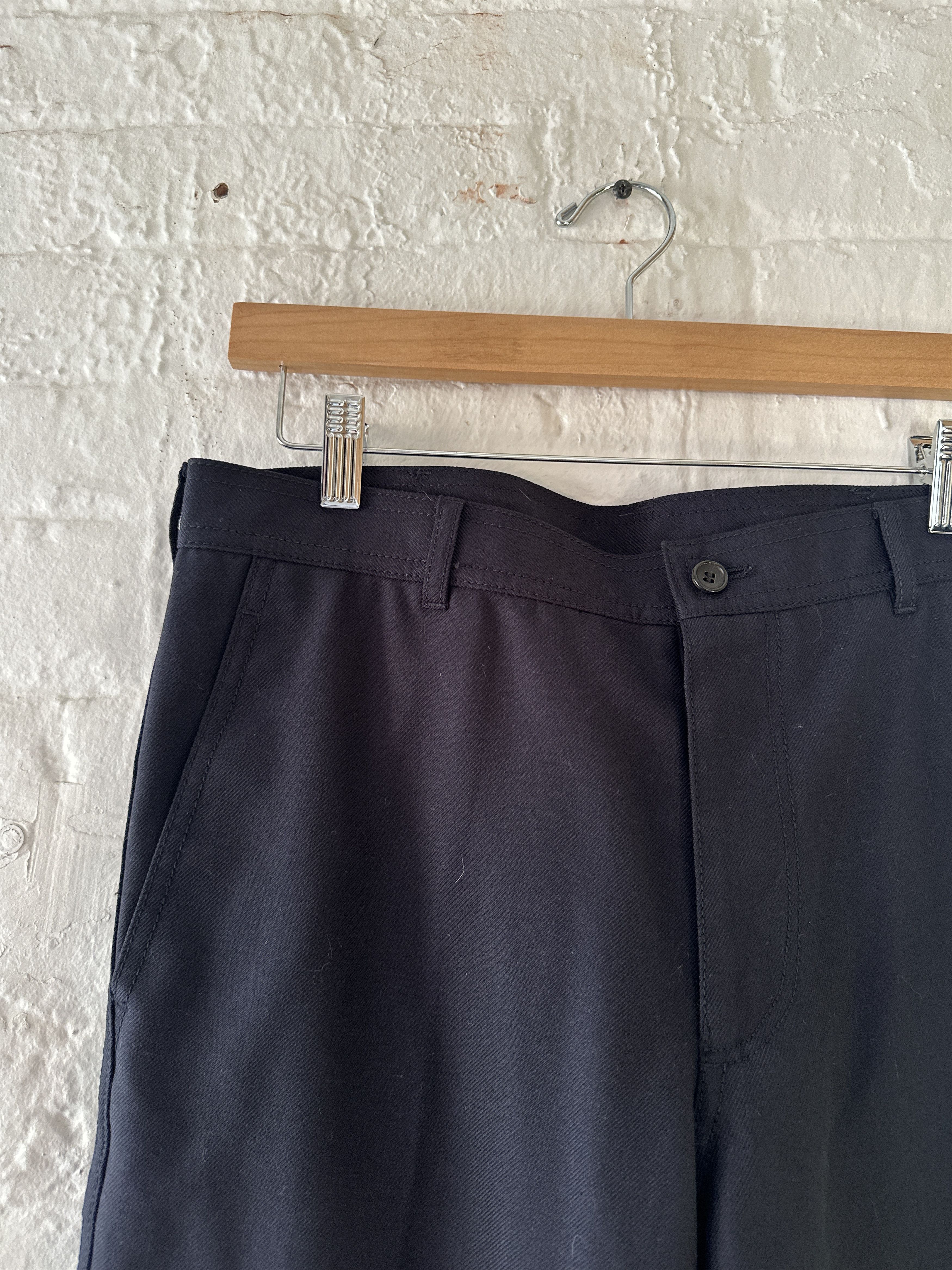Comme des Garcons Comme des Garcons SHIRT Straight Leg Wool Trousers Size US 32 / EU 48 - 2 Thumbnail