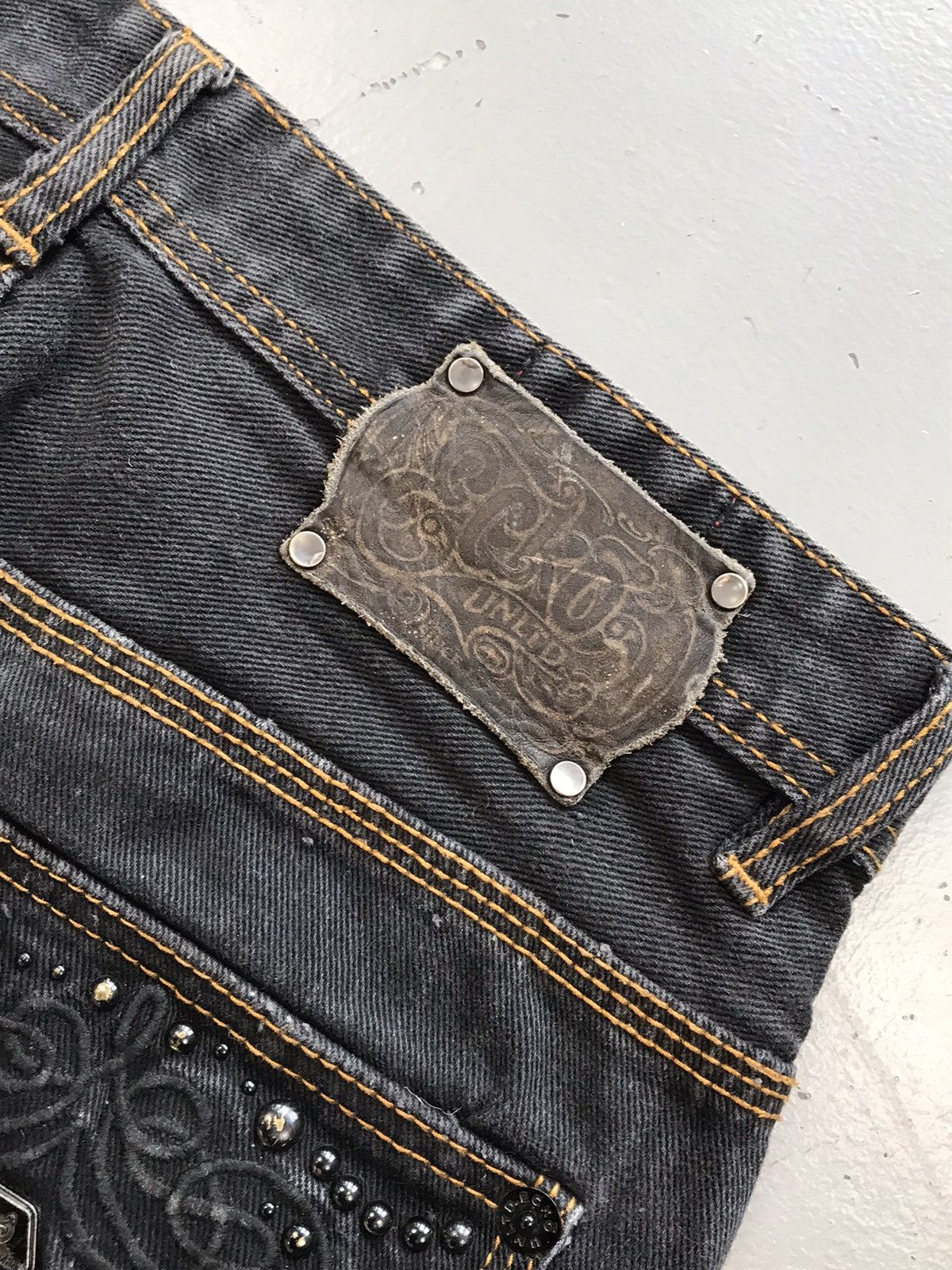 Ecko Unltd. × Vintage Vintage Ecko straight fit charcoal black denim Size US 31 - 8 Thumbnail