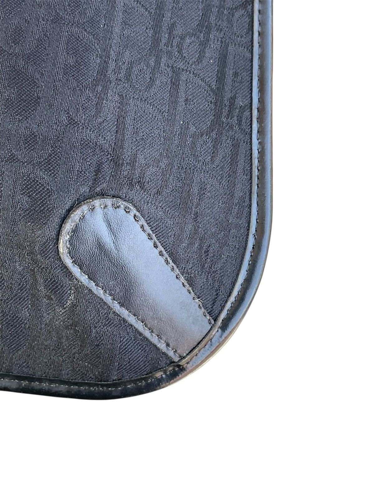 Christian Dior Monsieur Authentic 90s ChristianDior Black Oblique Trotter Canvas Bag Size ONE SIZE - 14 Thumbnail