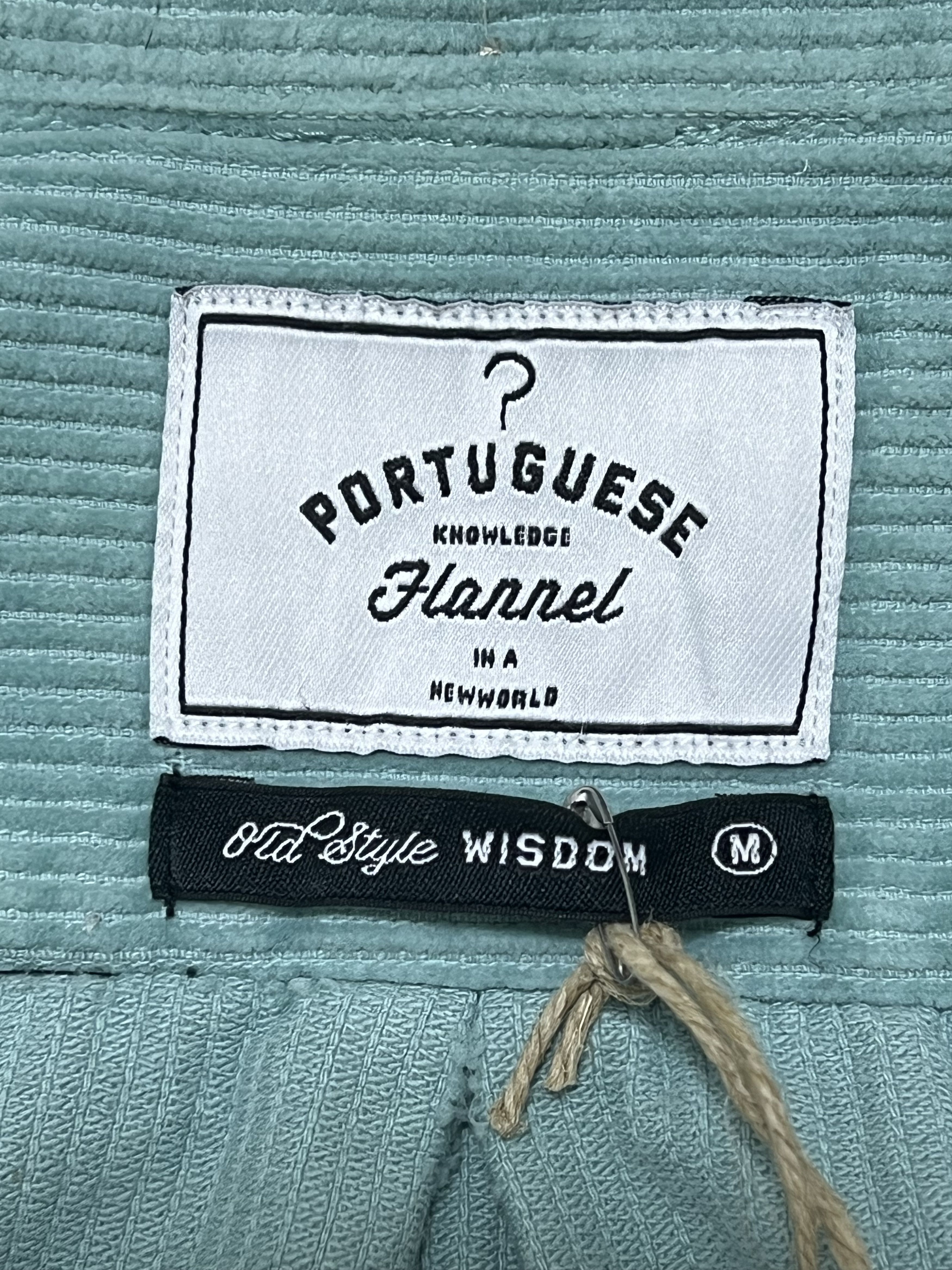 Portuguese Flannel 💚 Portuguese Flannel Lobo Shirt Turquoise Medium NEW Size US M / EU 48-50 / 2 - 10 Thumbnail
