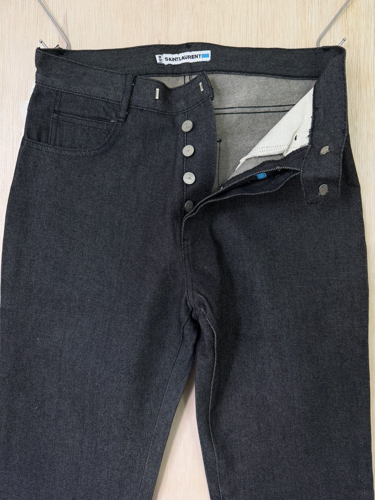 Saint Laurent Paris Saint Laurent Raw Denim Bootcut W31 Size US 30 / EU 46 - 2 Thumbnail