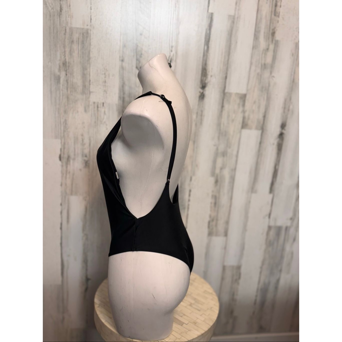 Other Classic Black Scoop Back Bodysuit | Stretchy Basic Tank One Size M / US 6-8 / IT 42-44 - 3 Thumbnail