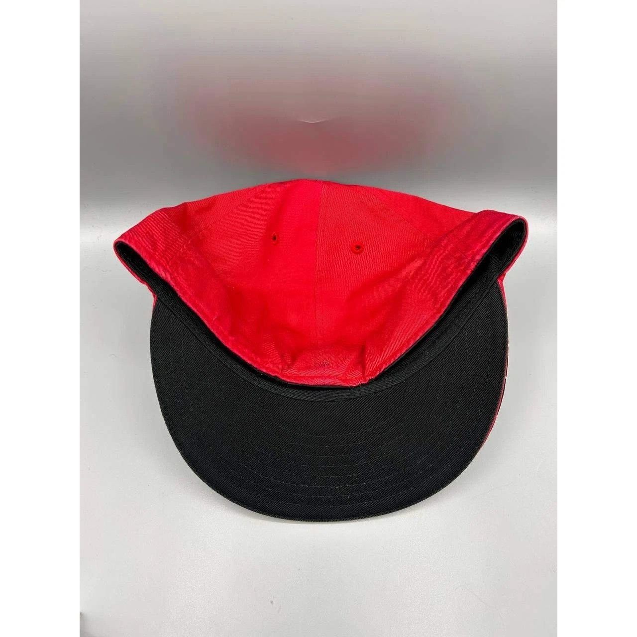 New Era DC Shoes Hat Men 7 3/8 Black Red Fitted Cap Cotton Size ONE SIZE - 8 Thumbnail