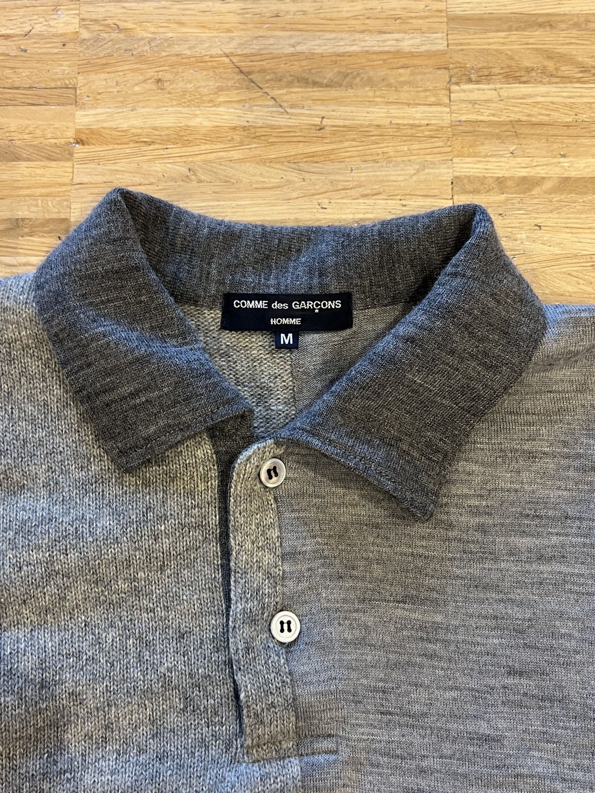Comme des Garcons Homme Comme Des Garçons Homme knit polo Size US M / EU 48-50 / 2 - 3 Thumbnail