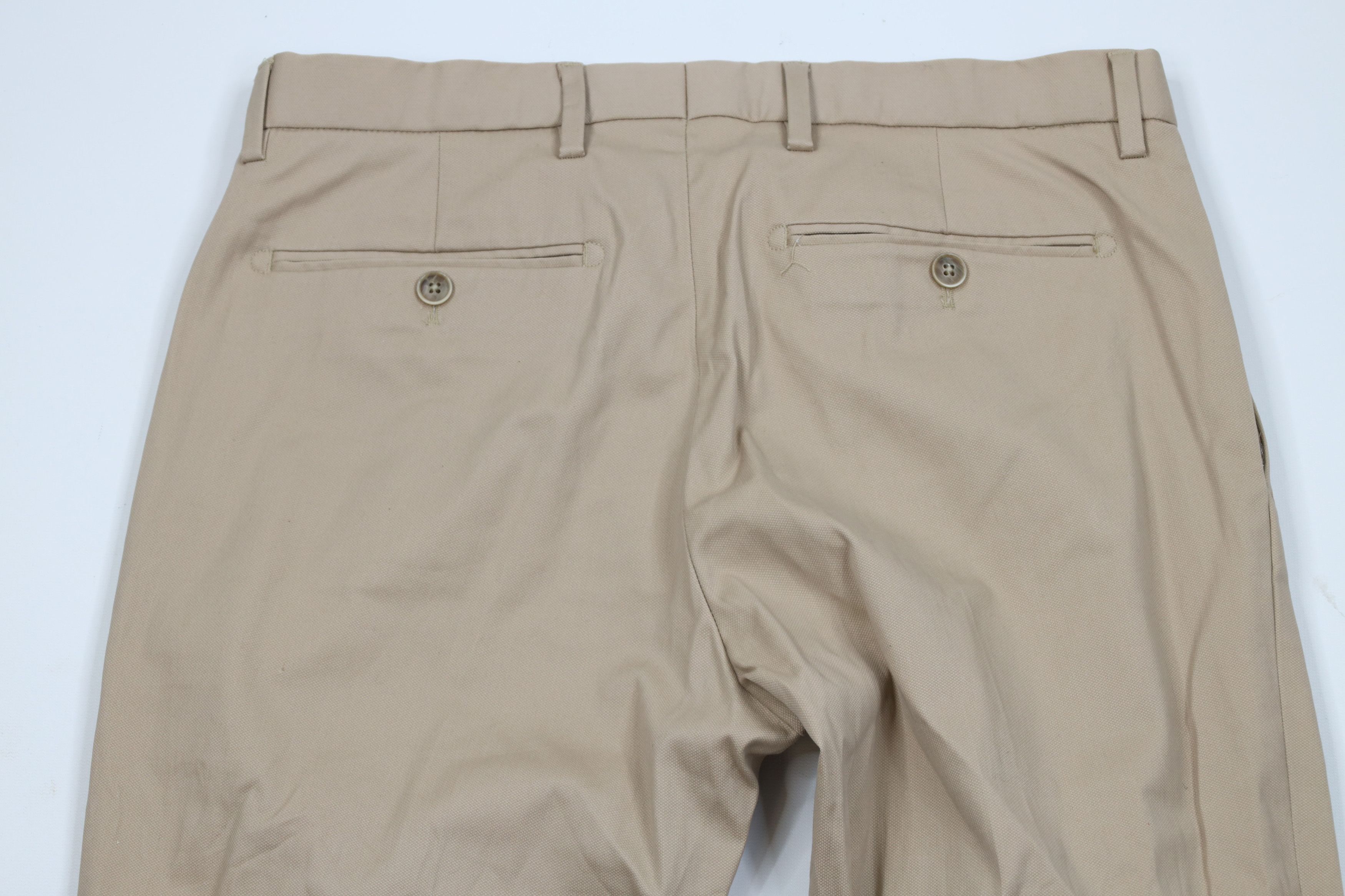 Banana Republic Banana Republic Modern Slim Fit Stretch Chino Pants Beige Size US 31 - 10 Thumbnail