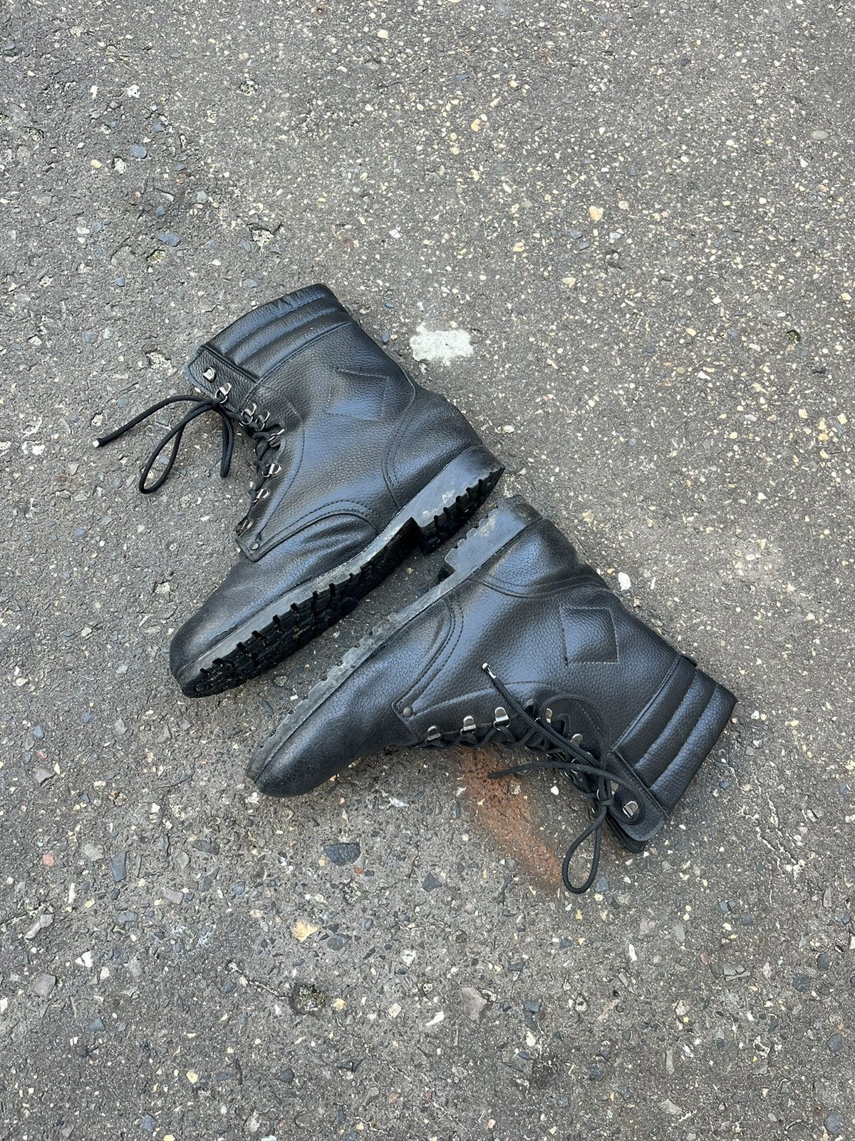 Other 80s Polish Military / Workwear Combat Boots Vintage Bunny Size US 9 / EU 42 - 13 Thumbnail