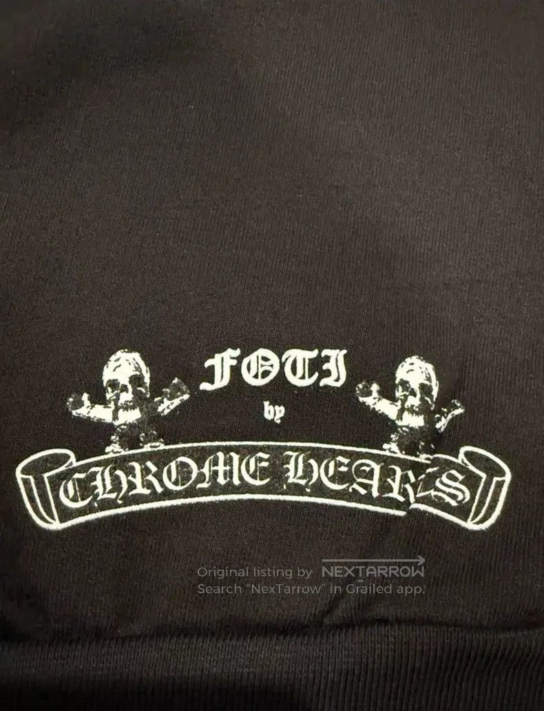 Chrome Hearts Chrome Hearts Size M Foti colored skull black zipper hoodie Size US M / EU 48-50 / 2 - 6 Thumbnail