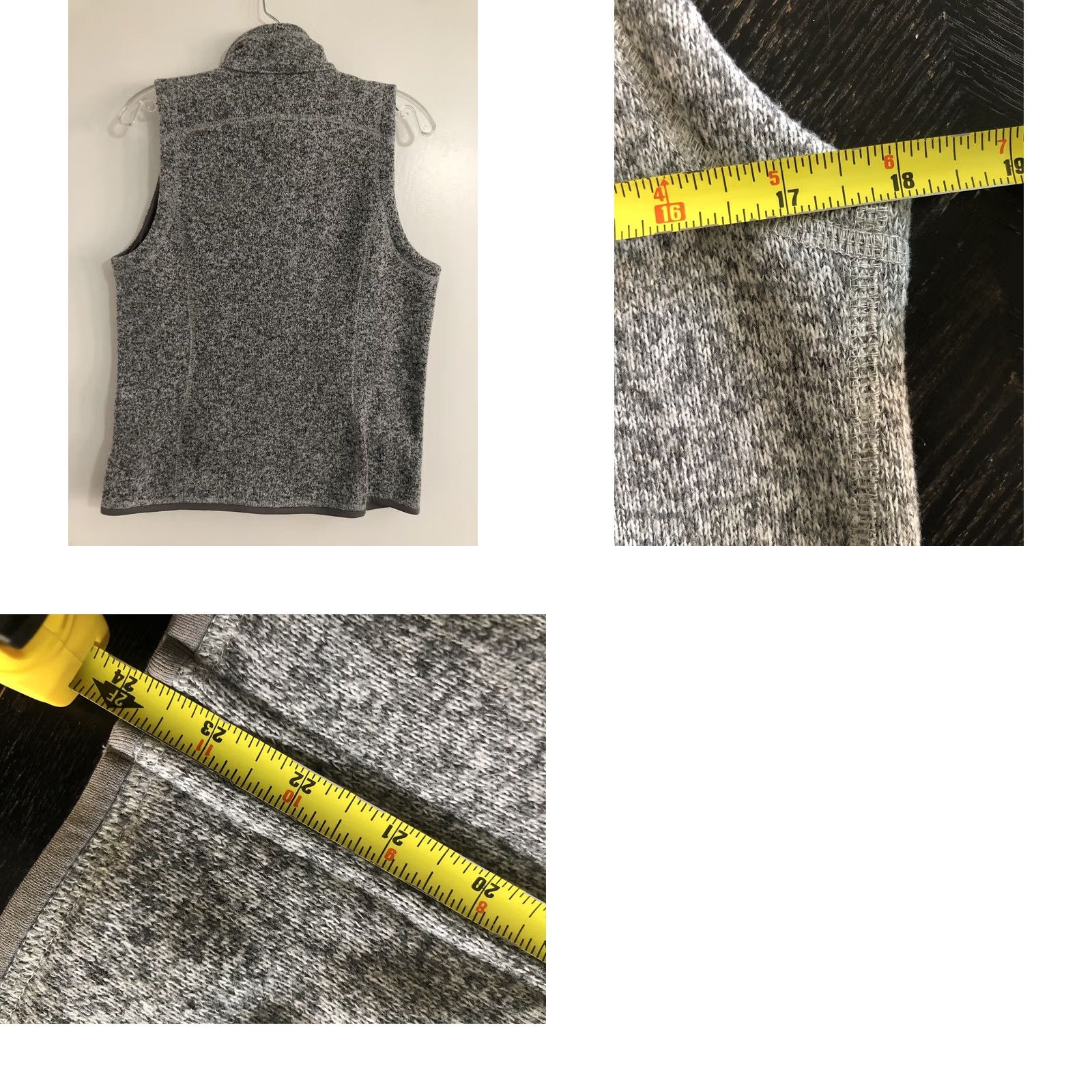 Patagonia Patagonia Better Sweater Vest Full Zip EY Logo Heather Gray S Womens Vest Short Sleeve? Size S / US 4 / IT 40 - 8 Thumbnail