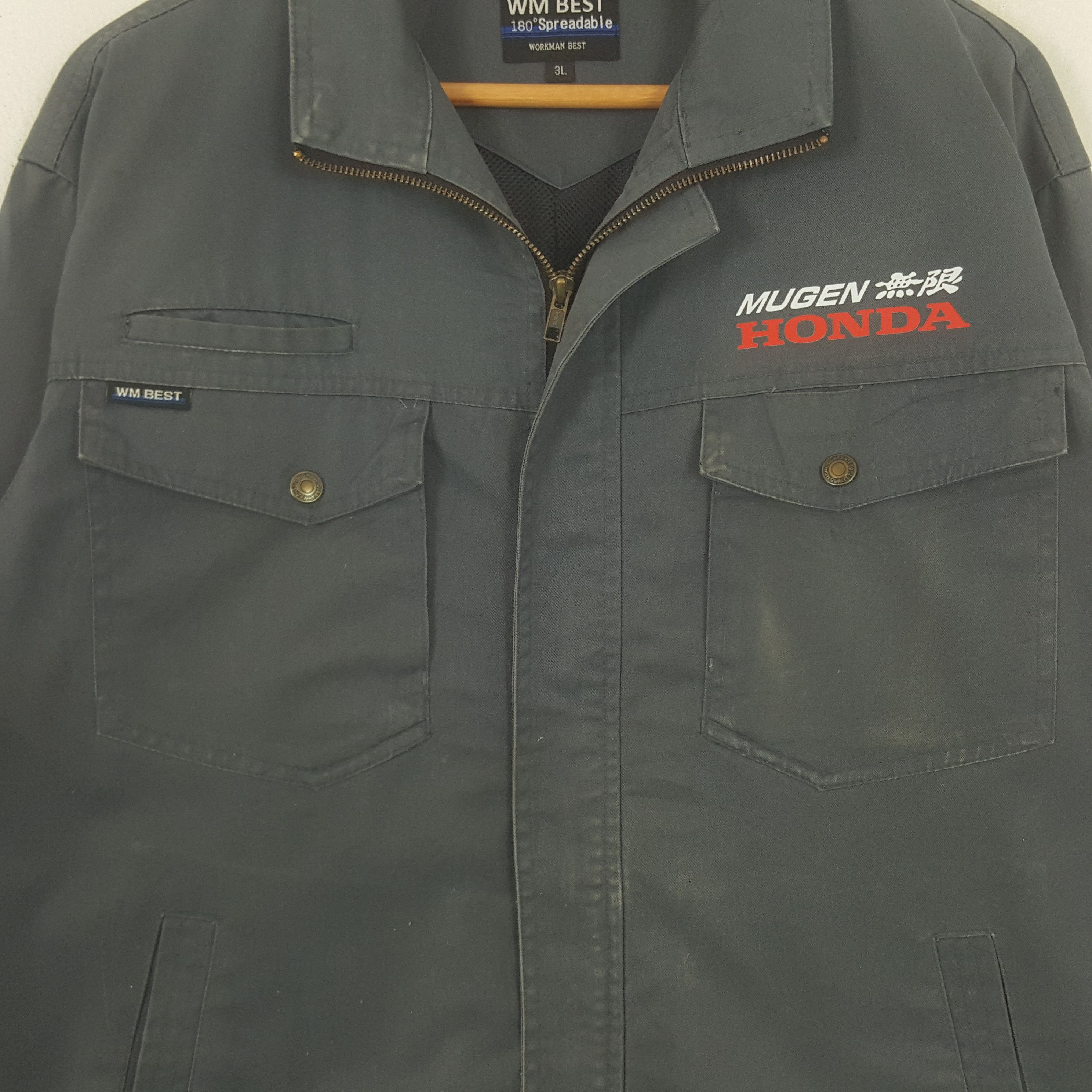 Honda × Vintage Vintage Mugen Honda Japanese Racing Custom Jacket C288N18 Size US L / EU 52-54 / 3 - 4 Thumbnail