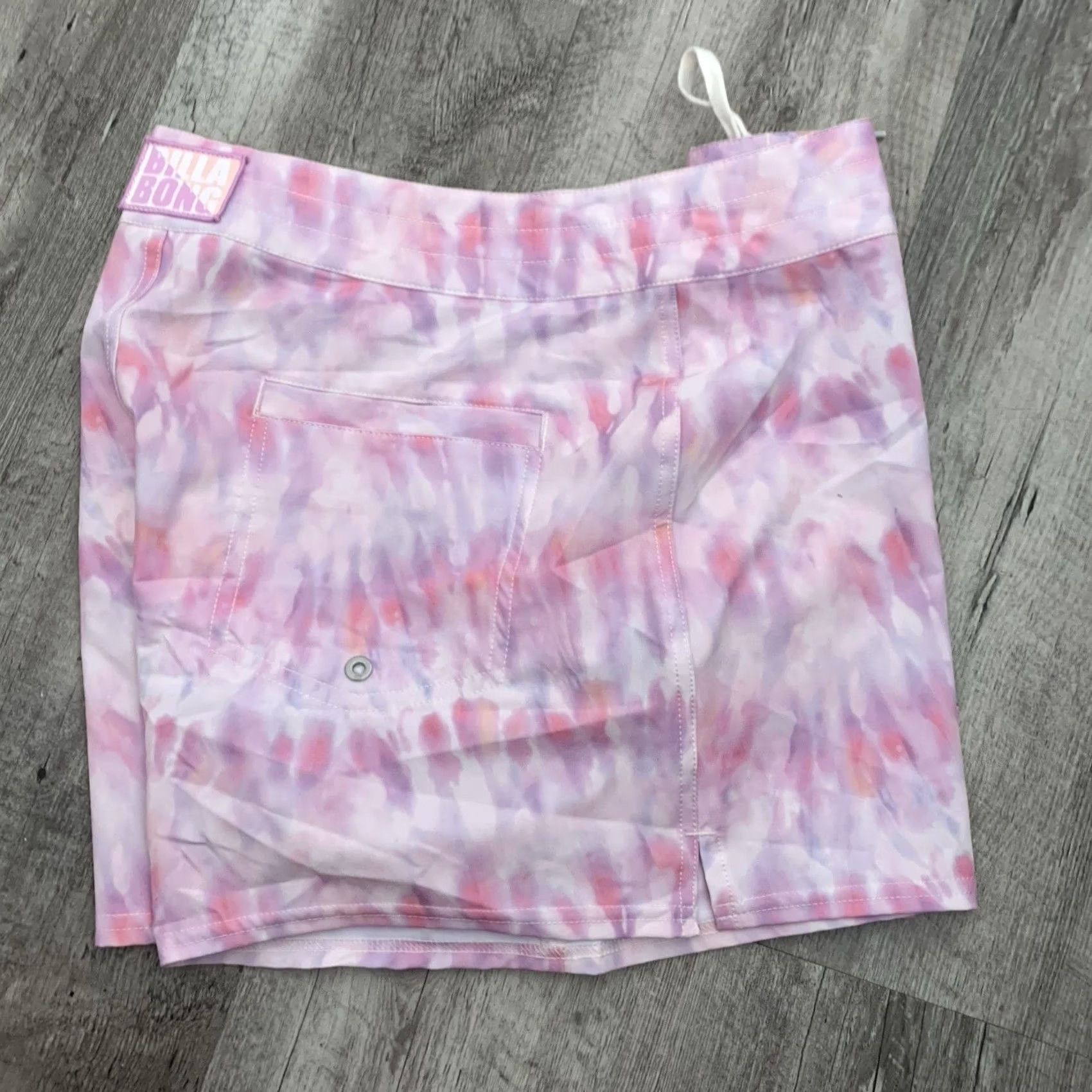 Billabong Billabong Boardshort Juniors 11 Pink Multi Tie Dye 2" Fixed NEW Keep it Mellow Size ONE SIZE - 6 Thumbnail