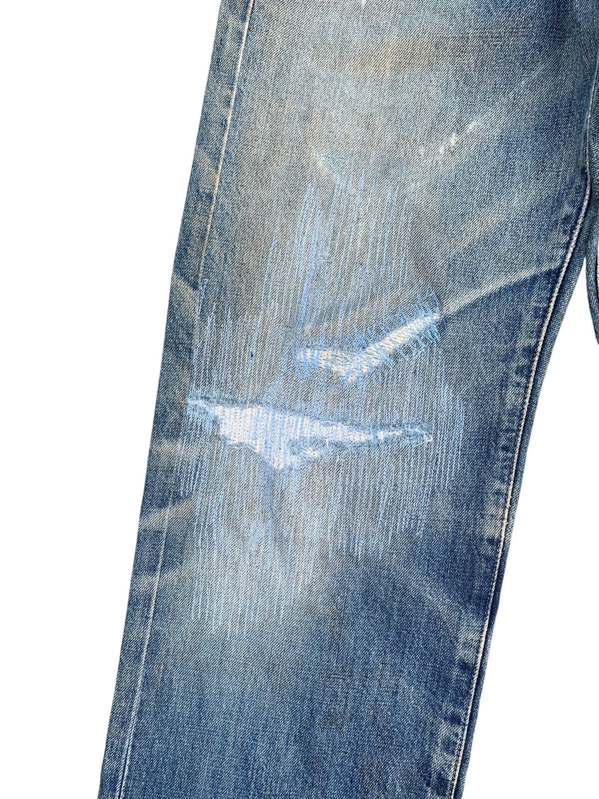 Levi's VINTAGE LEVIS 504Z BIG E TRASHER SELVEDGE DISTRESSED DENIM Size US 30 / EU 46 - 16 Thumbnail