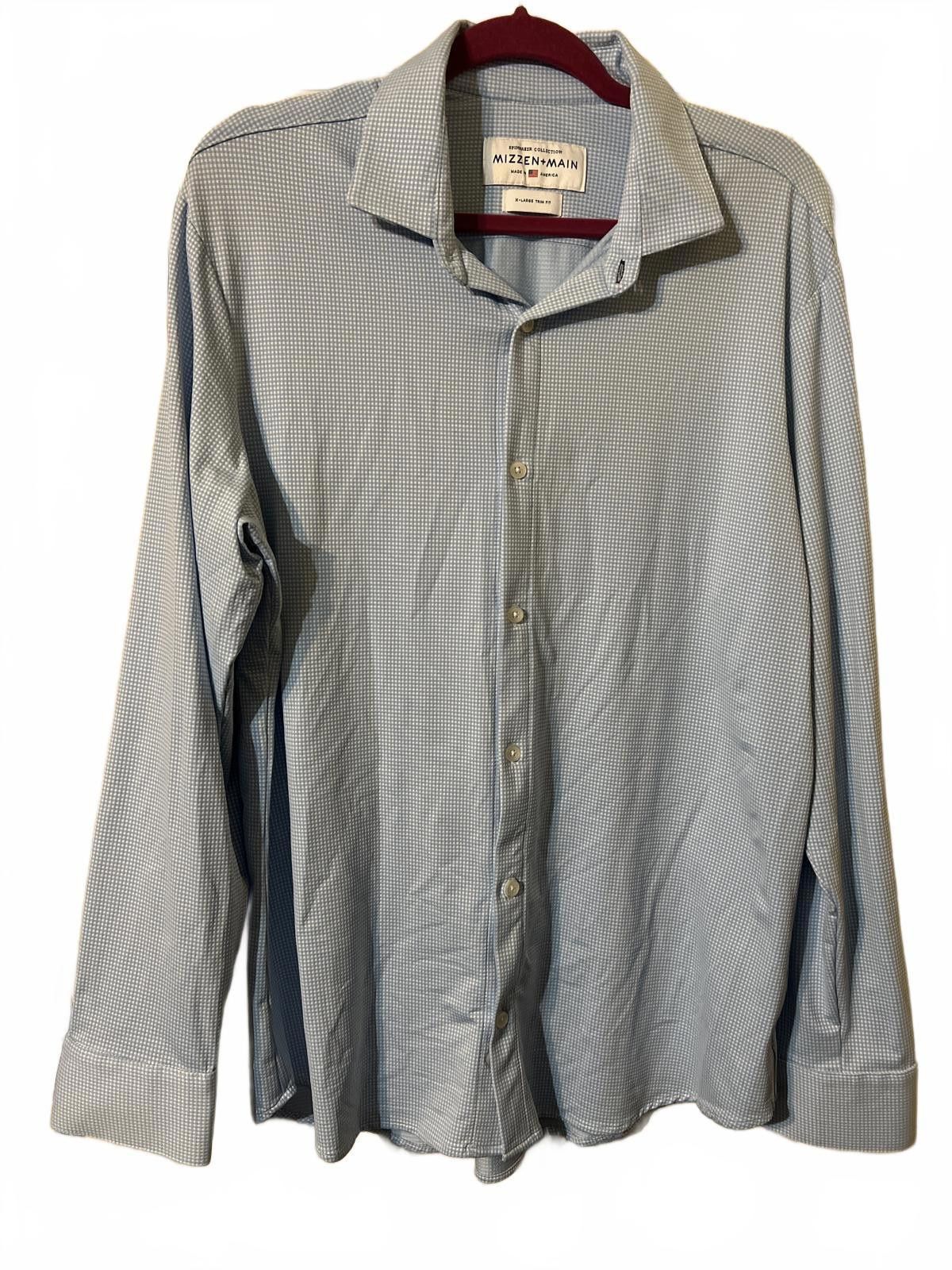 Mizzen+Main Mizzen+Main Ephinaker Collection Men's Dress Shirt X-Large Size 44R - 2 Thumbnail