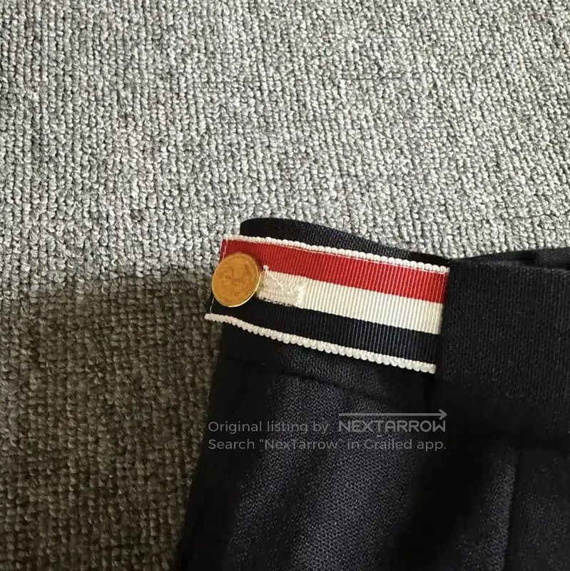Thom Browne Thom Browne Navy Wool Casual Pants . Size US 38 / EU 54 - 4 Thumbnail
