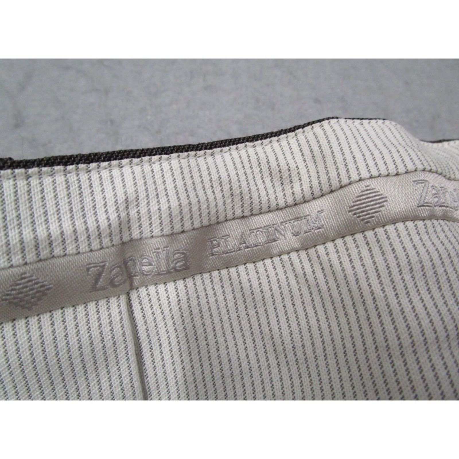 Zanella Zanella Dress Pants Mens 36x30 Brown Wool Vitale Barberis Made in Italy Regular Fit Mens Size US 36 / EU 52 - 3 Thumbnail