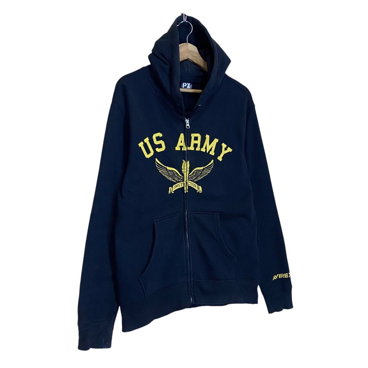 Avirex Avirex Us Army Big Logo Fullzip Hoodies Size M Size US M / EU 48-50 / 2 - 2 Thumbnail