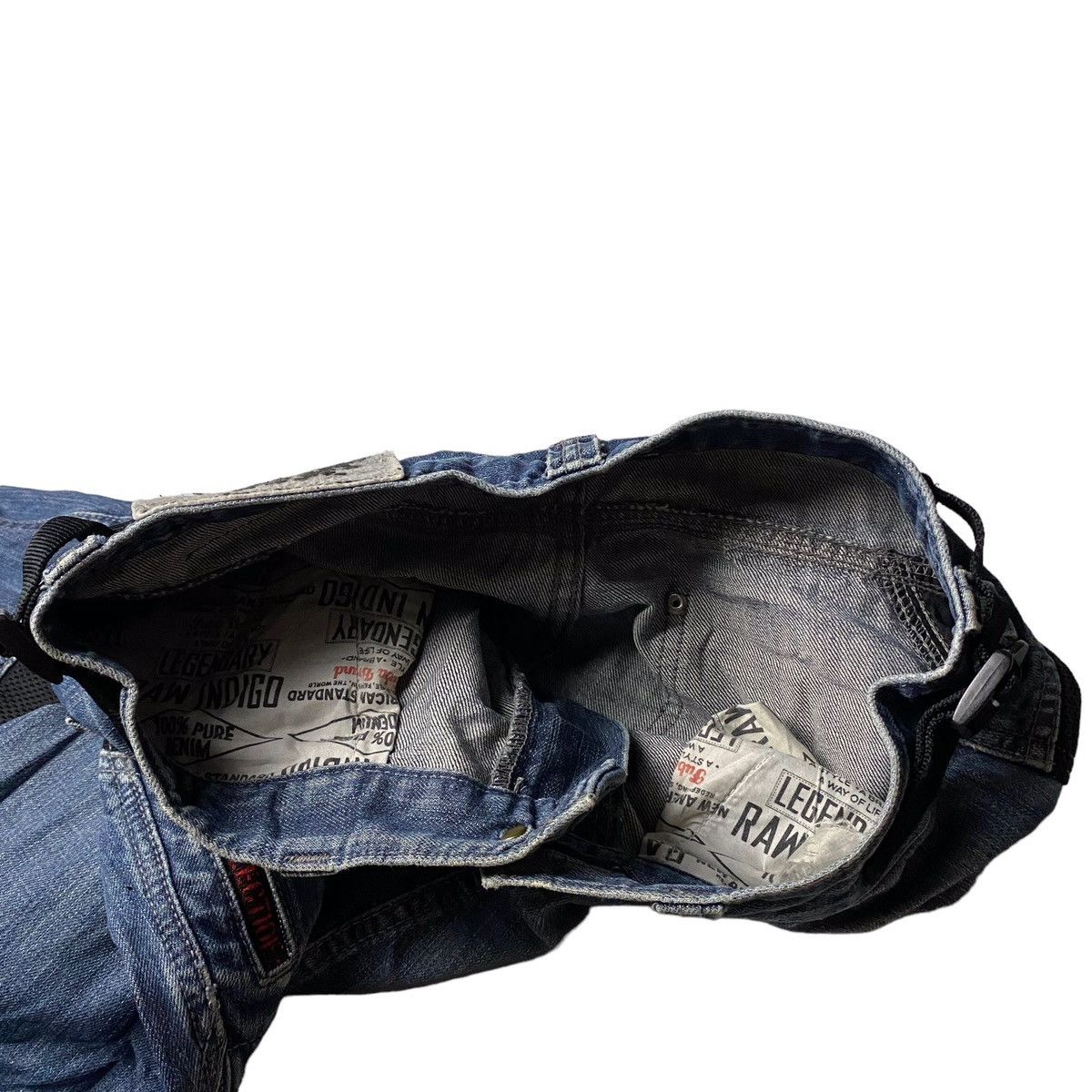 Hysteric Glamour Fubu Collection - Flared Double Knee Straight Cut Jeans Lgb Size US 34 / EU 50 - 16 Thumbnail