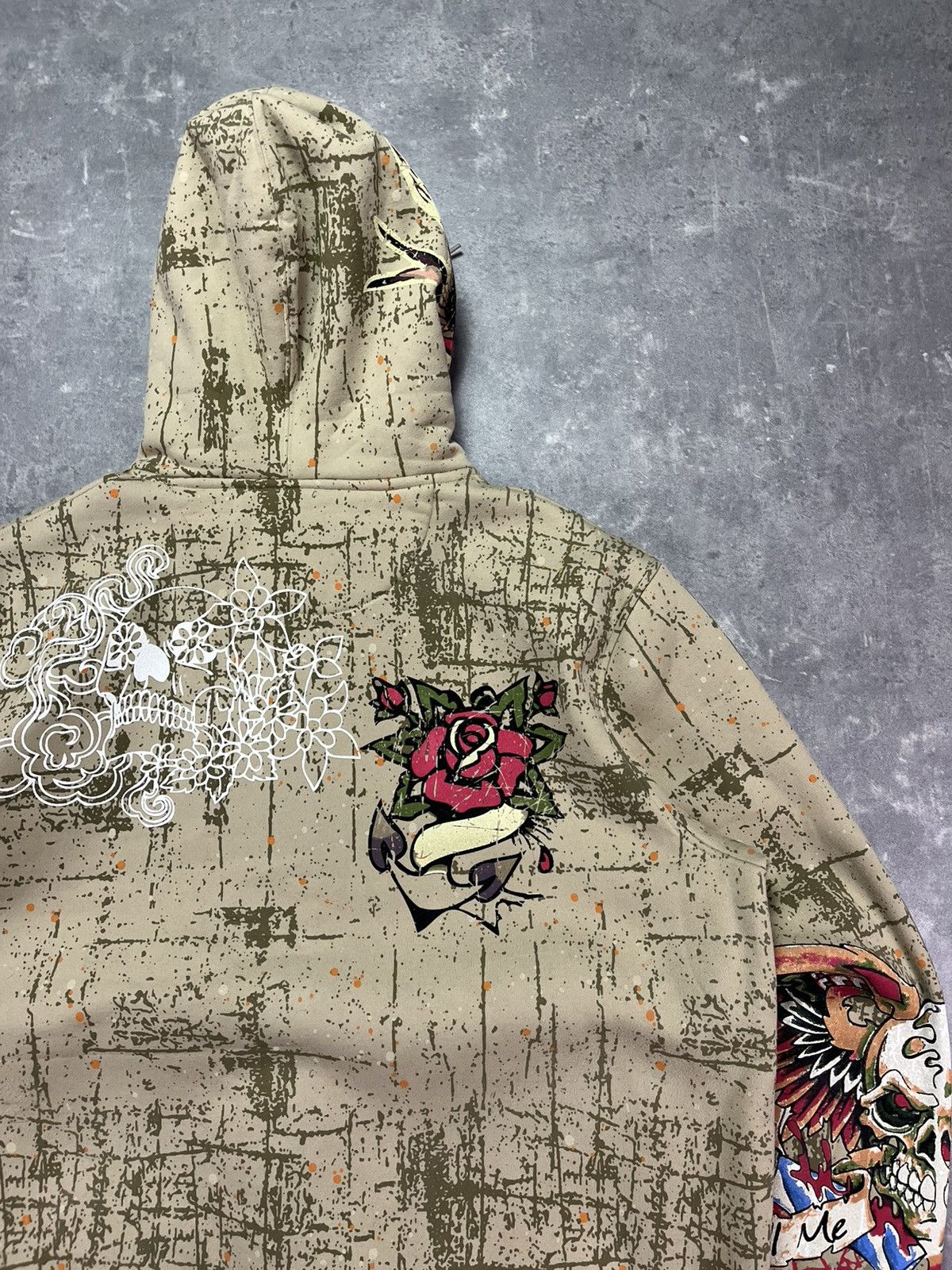 Southpole 00s Delf Baggy Printed AOP Skulls Zip Hoodie 4XL Imperious Size US XXL / EU 58 / 5 - 14 Thumbnail
