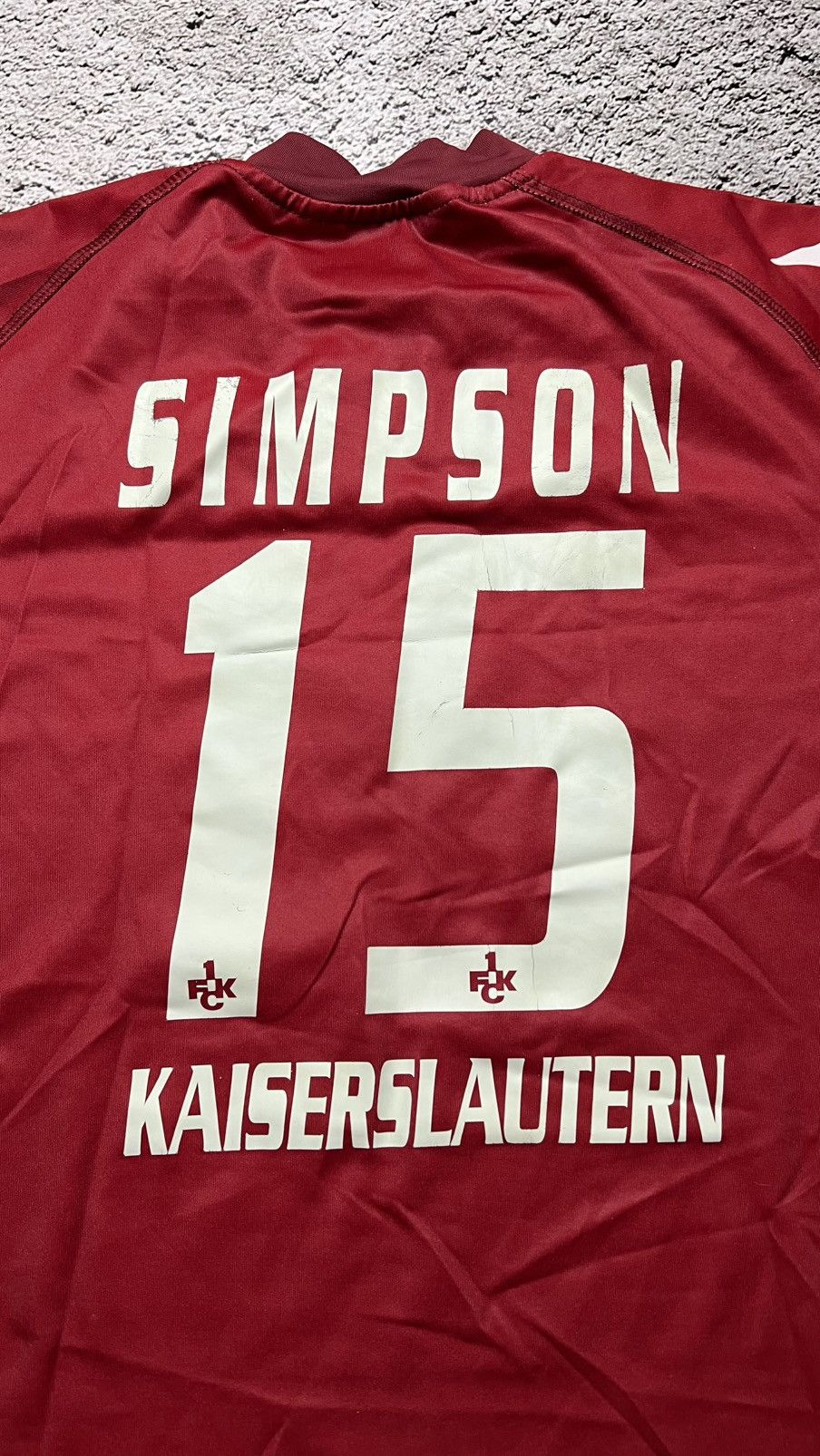Kappa 2006-2007 1FCK Kaiserslautern Josh Simpson kappa jersey #15 Size US S / EU 44-46 / 1 - 7 Thumbnail
