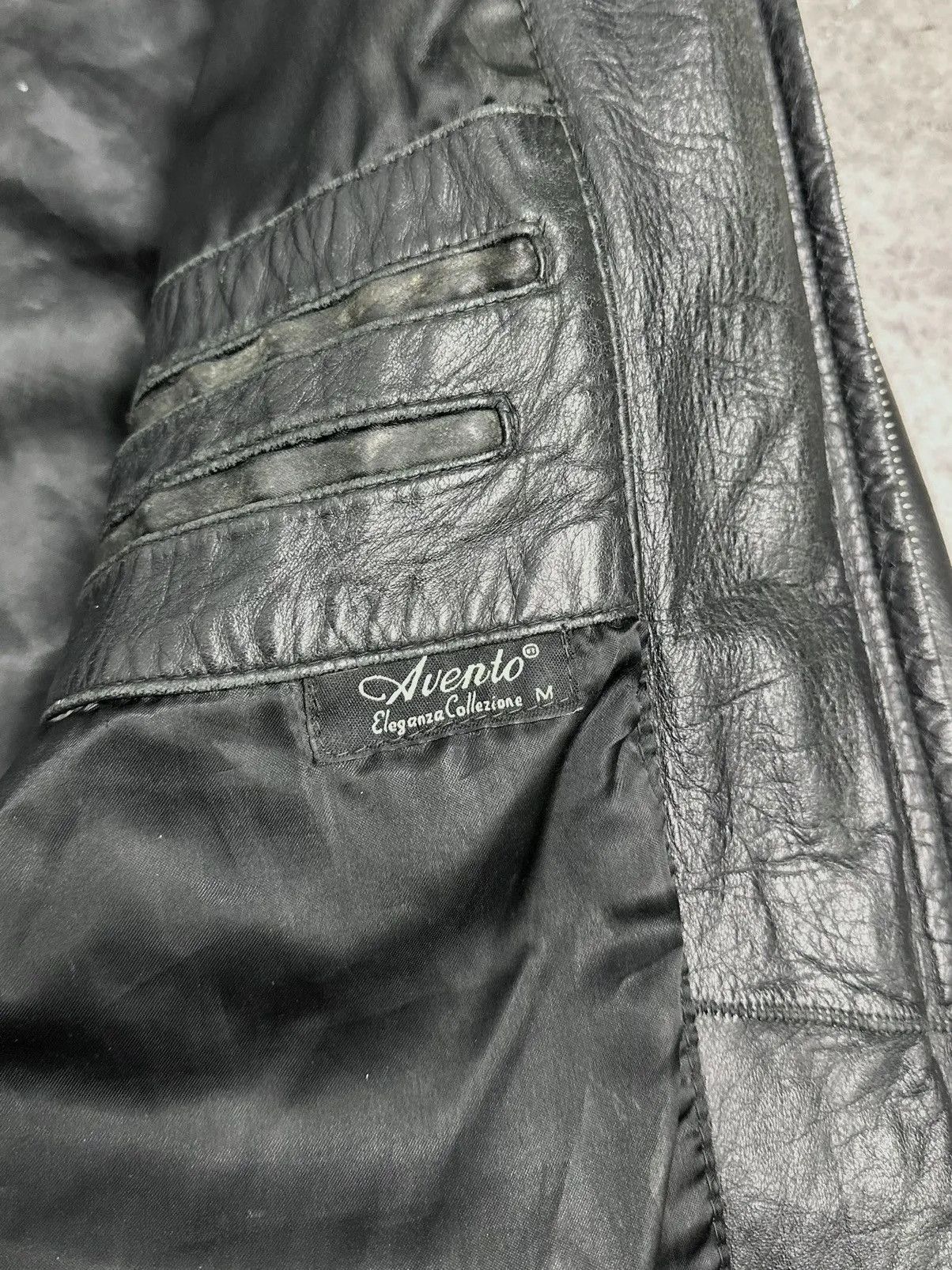 Diesel Vintage Leather Jacket Diesel Style Avantgarde IfSixWasNine Size US M / EU 48-50 / 2 - 8 Thumbnail