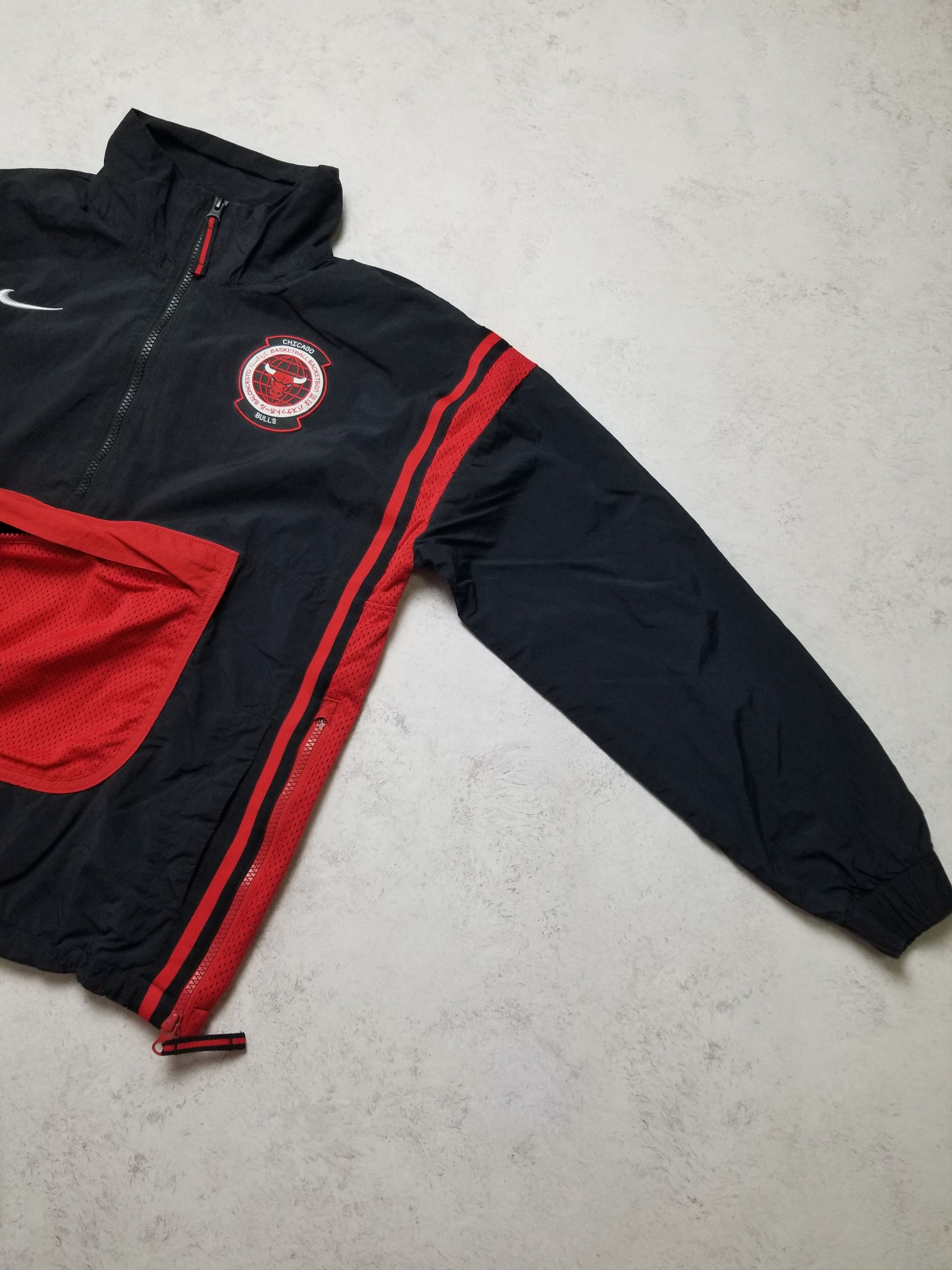 Nike NIKE NBA CHICAGO BULLS WOMEN'S TRACKJACKET ANORAK 1/2 ZIP Size S / US 4 / IT 40 - 9 Thumbnail