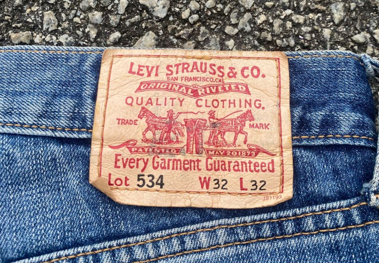 Levi's Vintage Levis 534 Distressed Denim Size US 31 - 15 Thumbnail