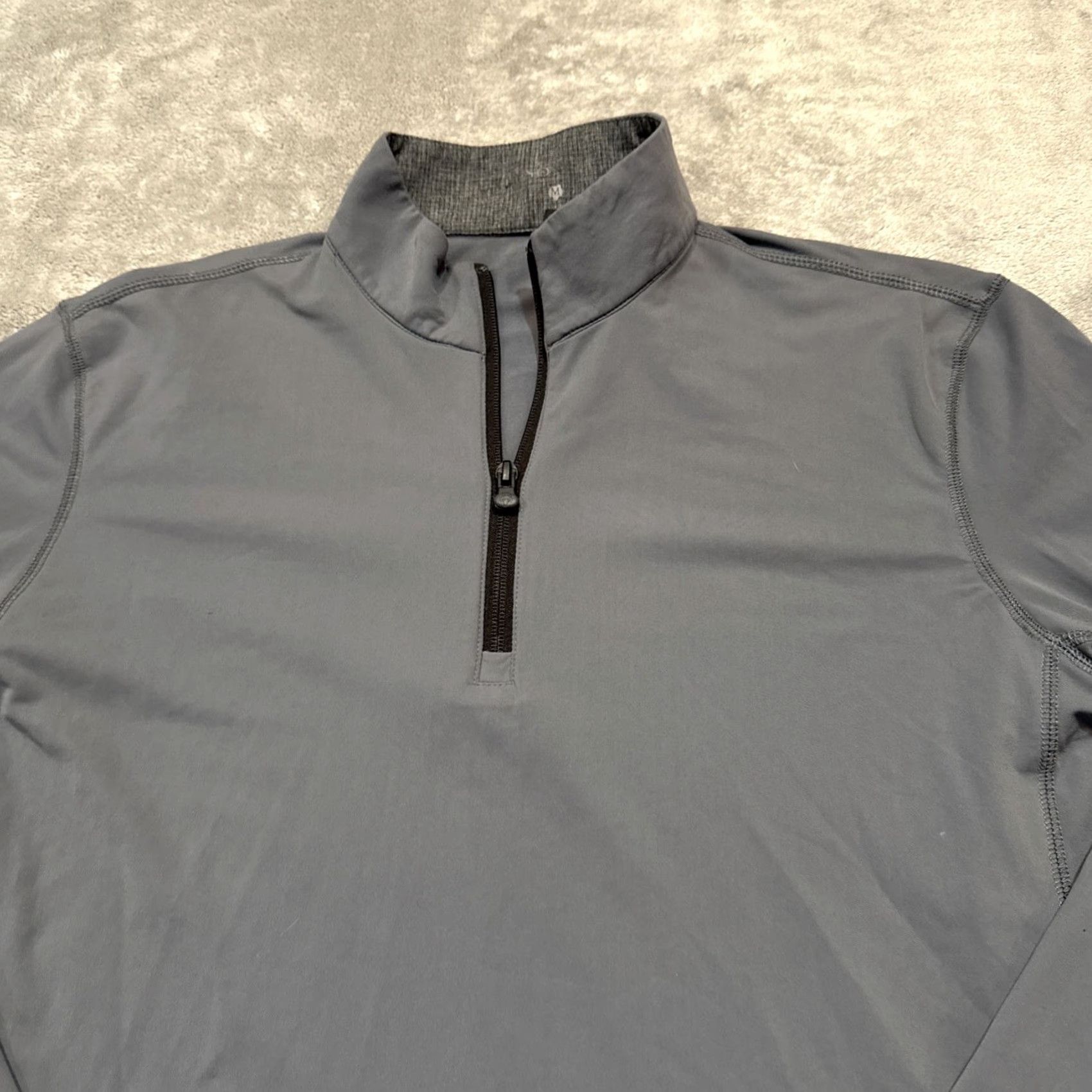 Vintage Greyson Pullover Golf Lightweight 1/4 Zip Shirt Men Medium Gray Size US M / EU 48-50 / 2 - 2 Thumbnail